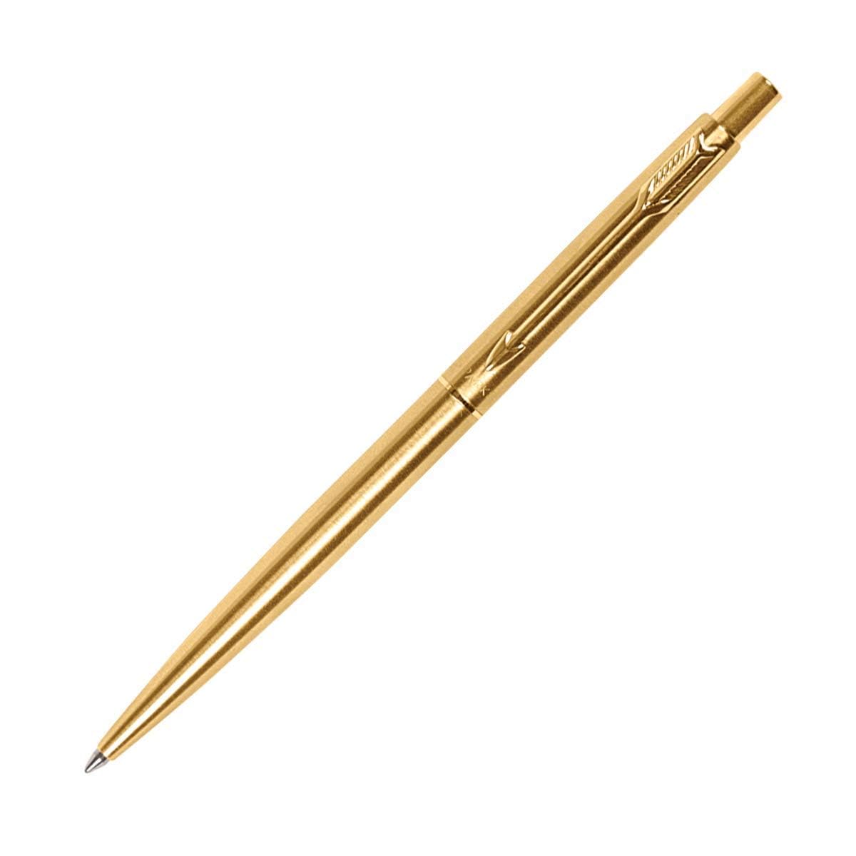 Parker Classic Gold Ball Pen With (Parker Quink Flow Refill Combo Pack 2 - Blue Ink) By DTL Company – view 3
