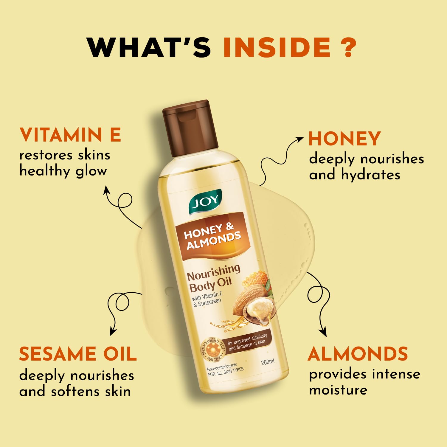 Joy Honey & Almonds Body Oil – view 2