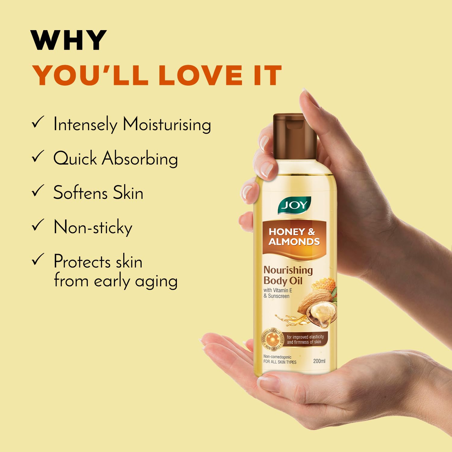 Joy Honey & Almonds Body Oil – view 4