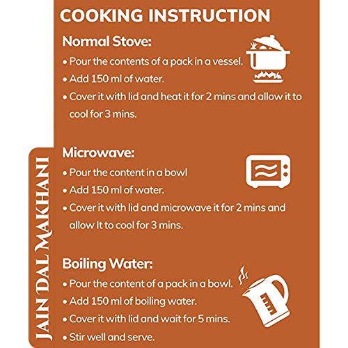 Bowlful Jain Dal Makhani, 75 GMS, Creamy Dal with Richness of Butter and Spices Without Onion and Garlic. 100% Natural, Freeze Dried Food – view 4