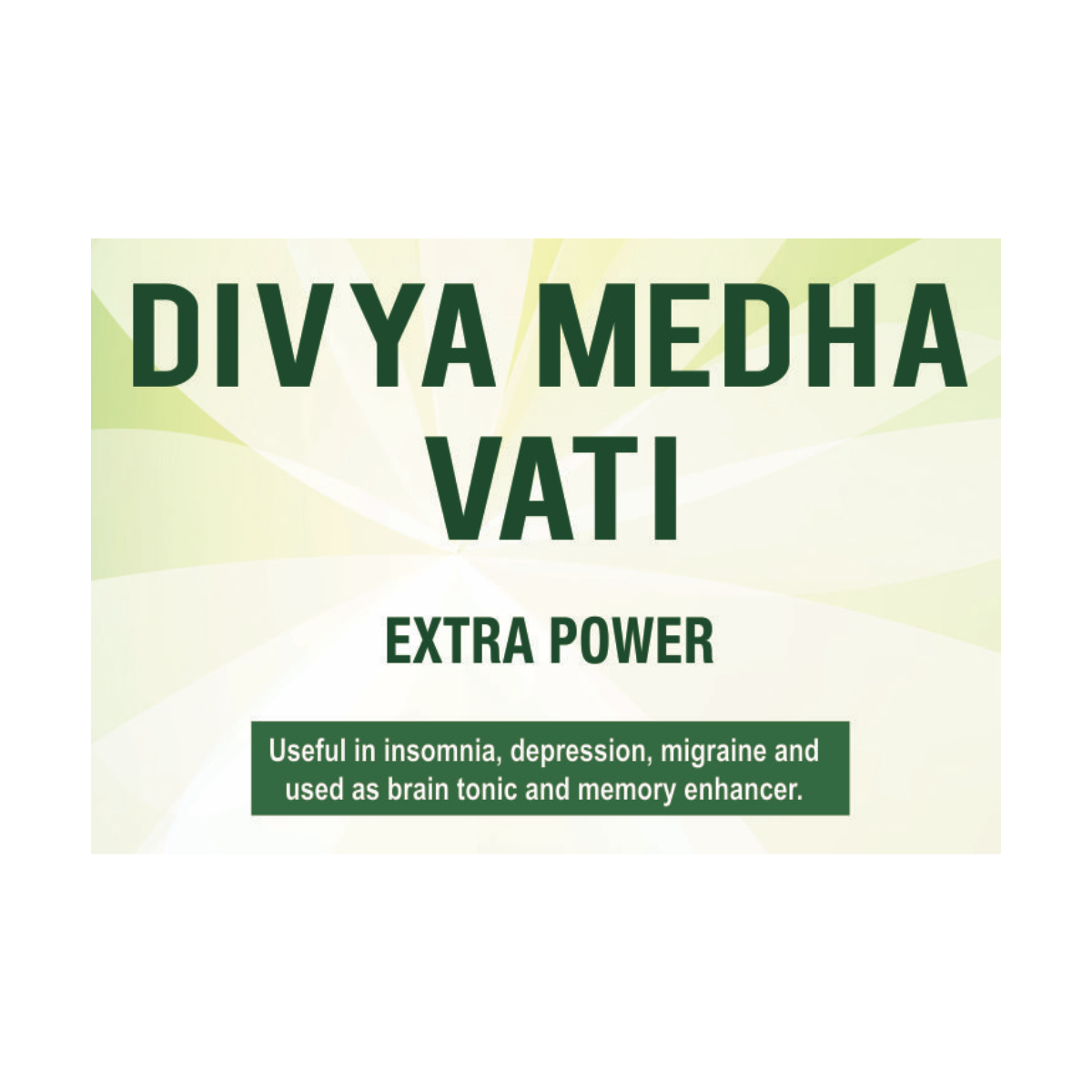 Divya Medha Vati Extra Power 92 g – view 3