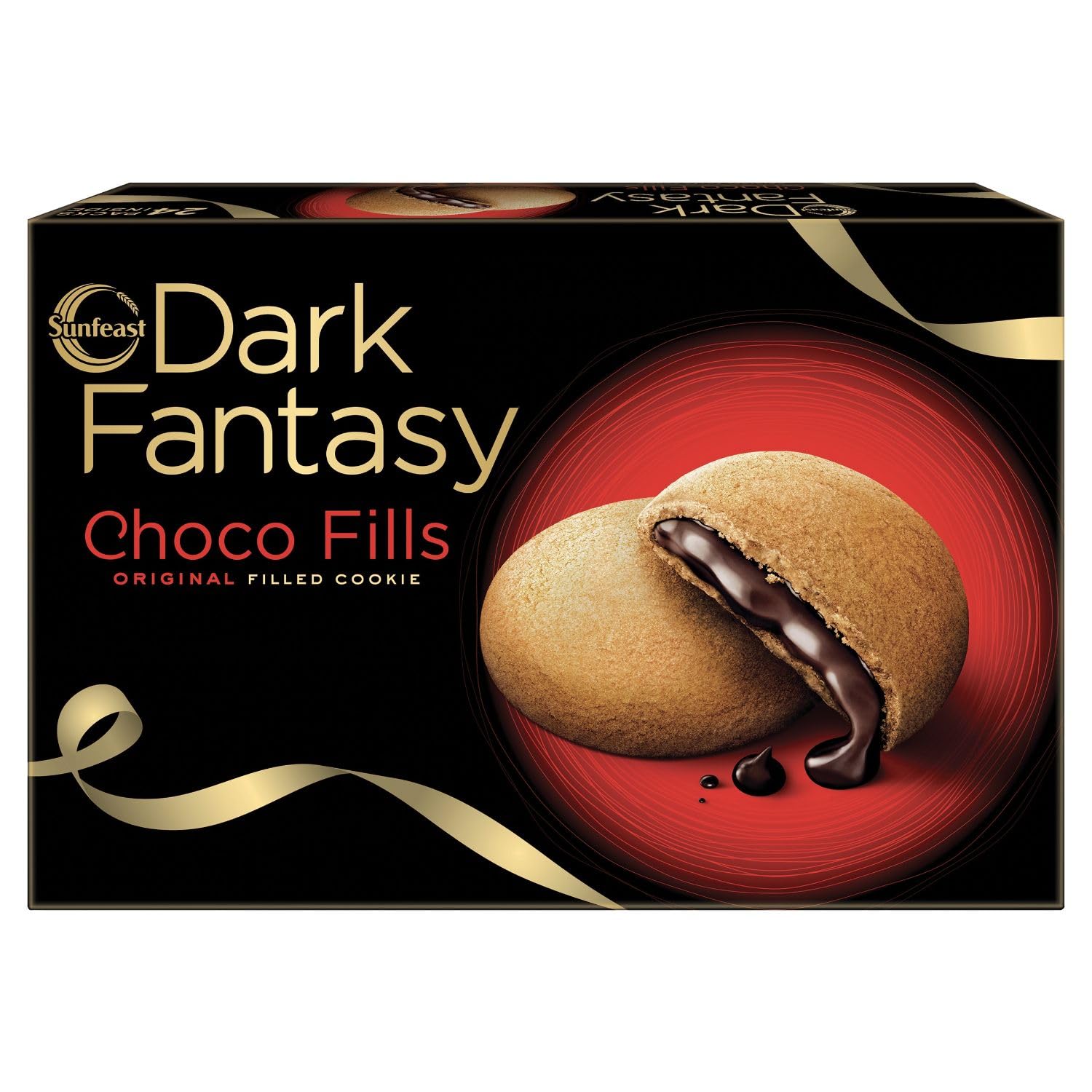 Sunfeast Dark Fantasy Choco Fills, 300g, Original Filled Cookies with Choco Crème & Sunfeast Dark Fantasy Yumfills, 253g, Rich Chocolate Pie Cake – view 2