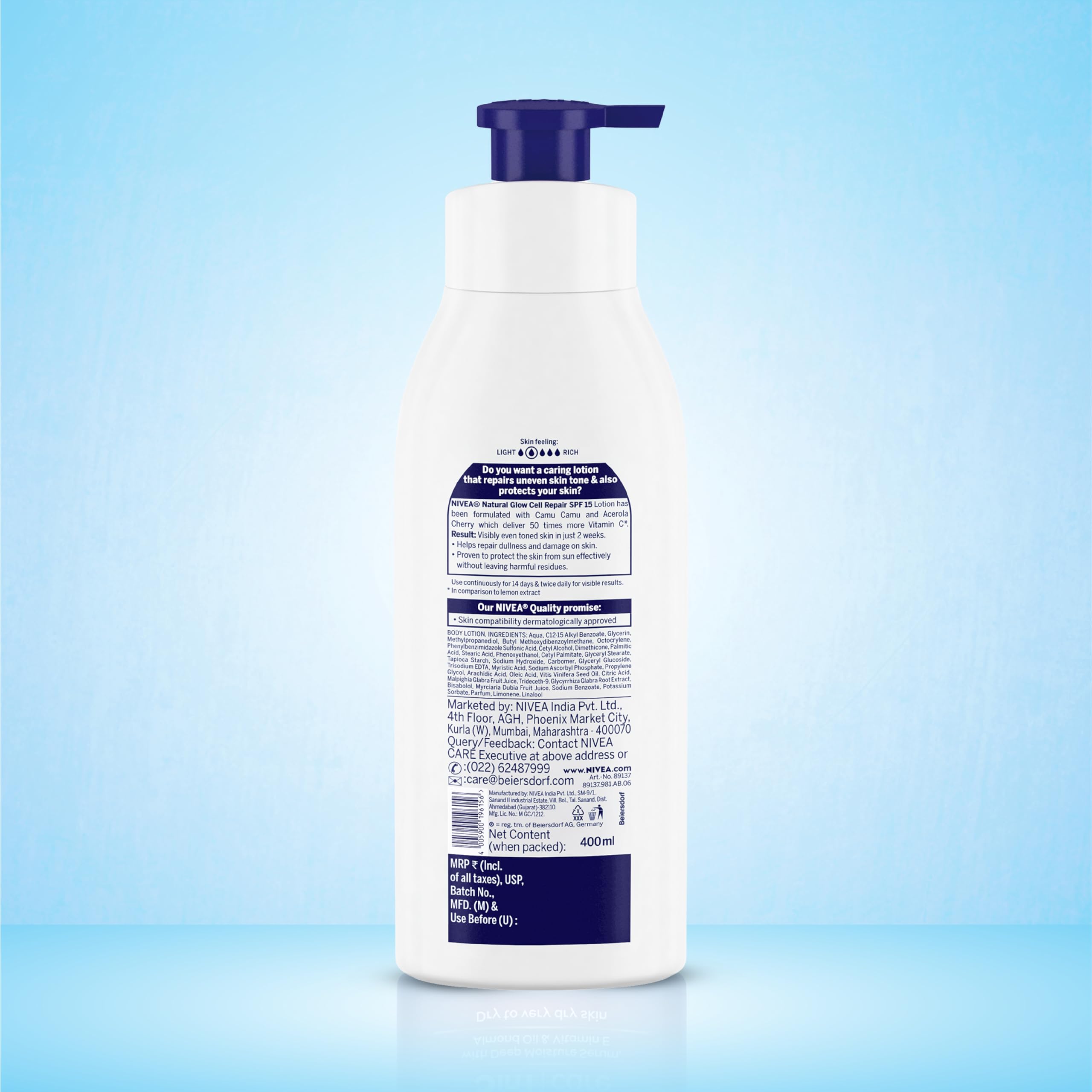 NIVEA Aloe Hydration Body Lotion 400 ml – view 6