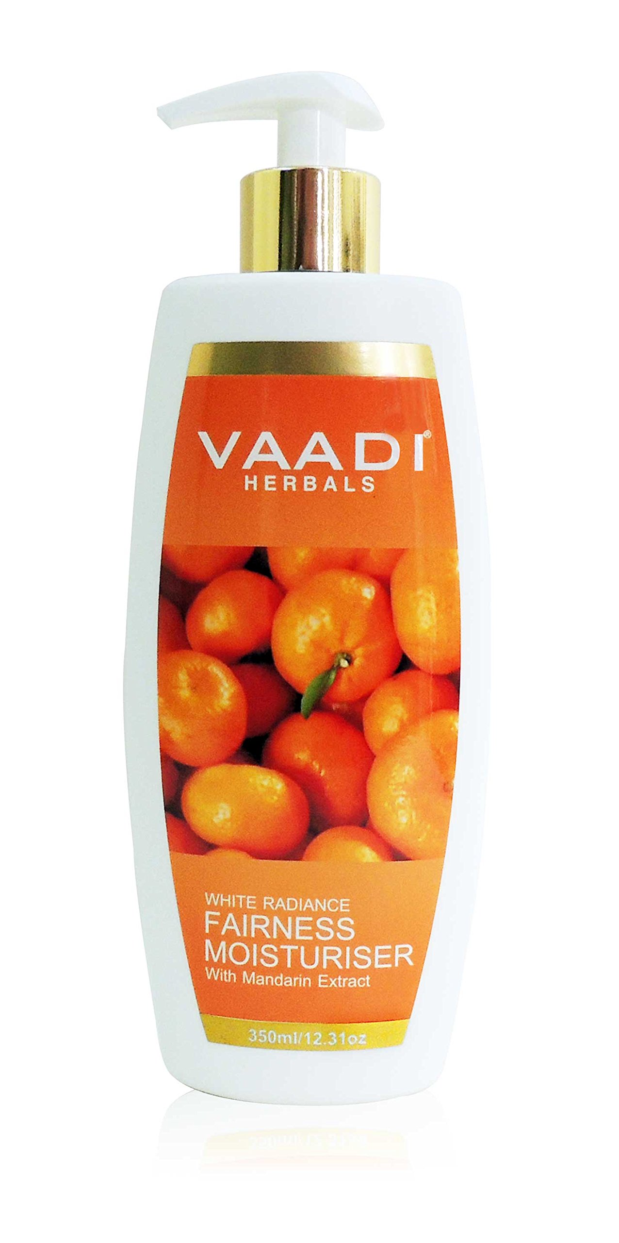 Orange-scented Vaadi Herbals vitamin C moisturising lotion bottle 350 ml