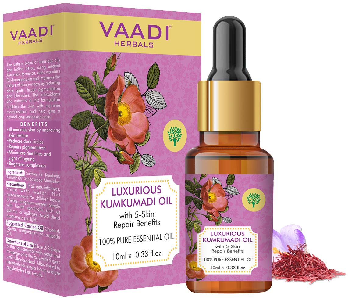VAADI HERBALS Kumkumadi face oil 10 ml bottle