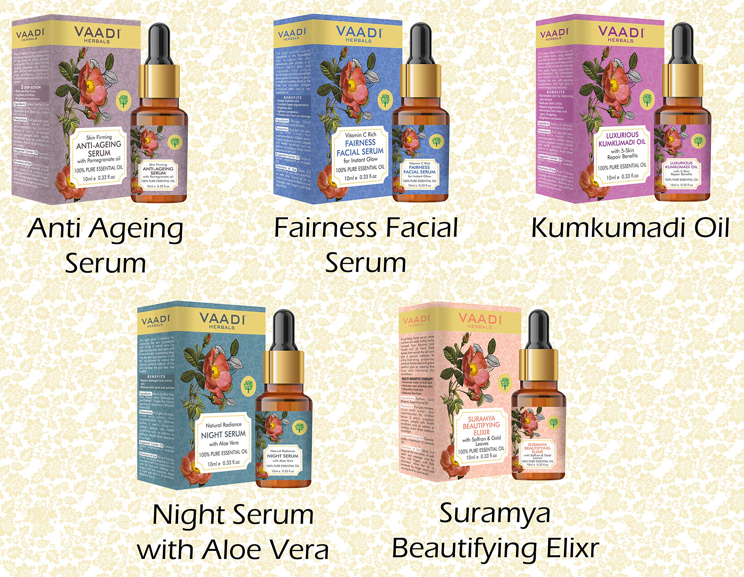 VAADI HERBALS Scar Removal Serum (Pure Mix Of Sandalwood Oil, Steam Distilled Neem & Fenugreek Extract) - Reduces Acne, Dark Spots & Pigmentation, 10 ml – view 8
