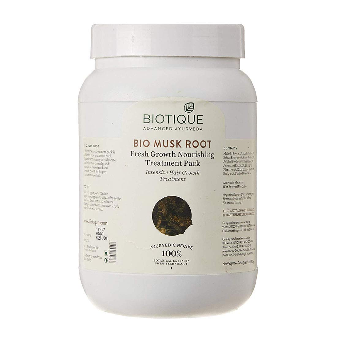 Biotique Bio Musk Root Fresh Growth Nourishing Treatment – view 2