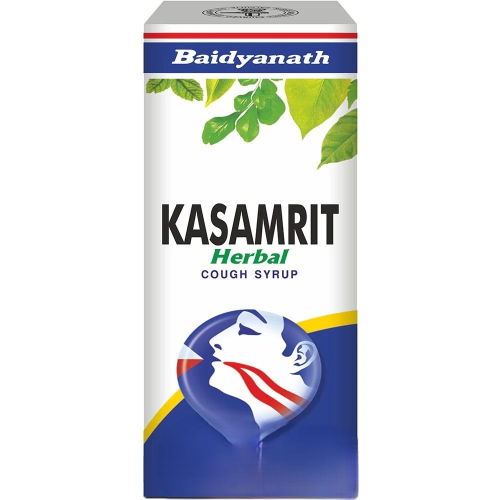 Baidyanath Kasamrit non-drowsy herbal cough syrup pack of two