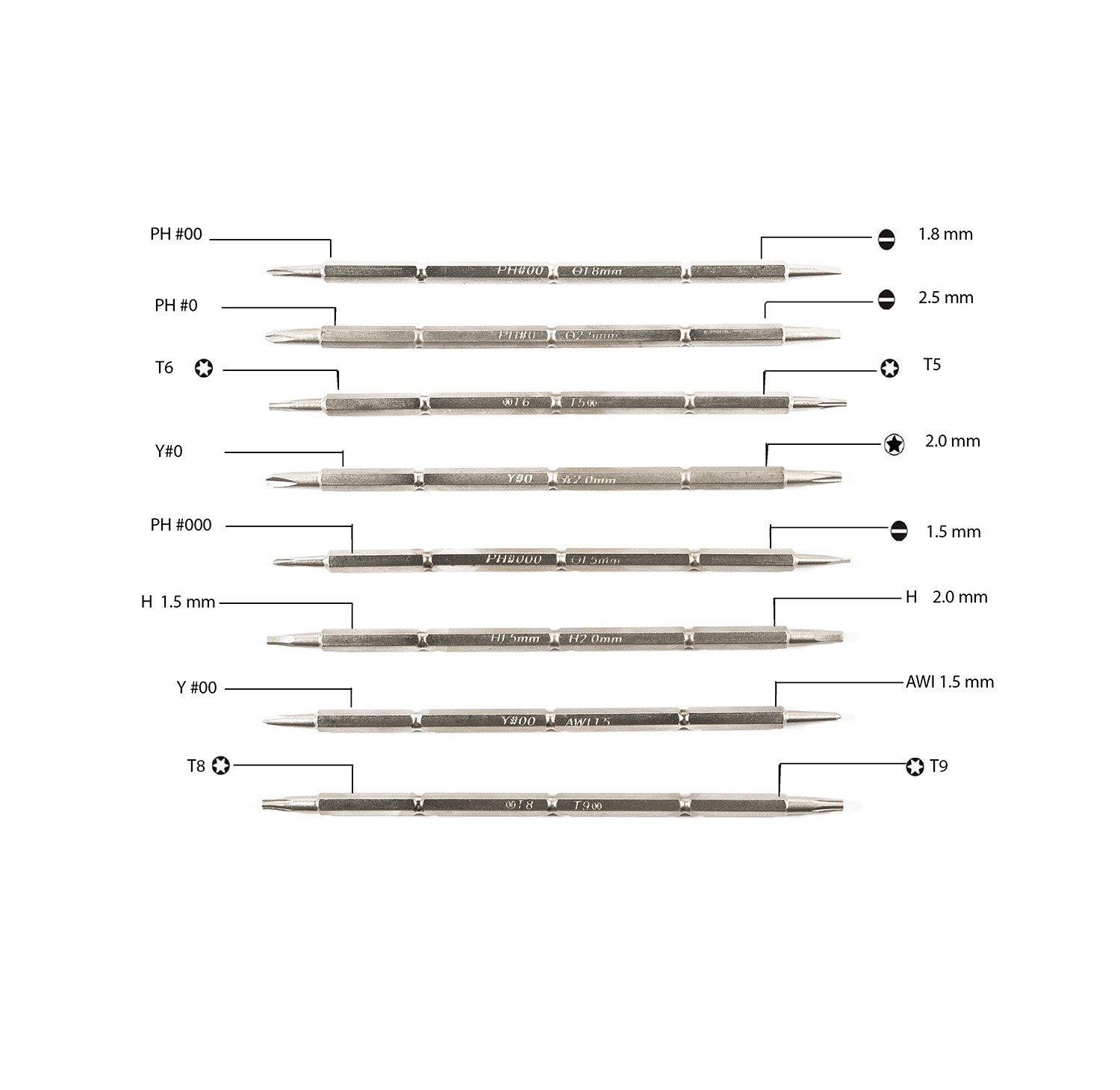 Spartan SMR-01 12-In-1 Precision Screwdriver Set – view 3