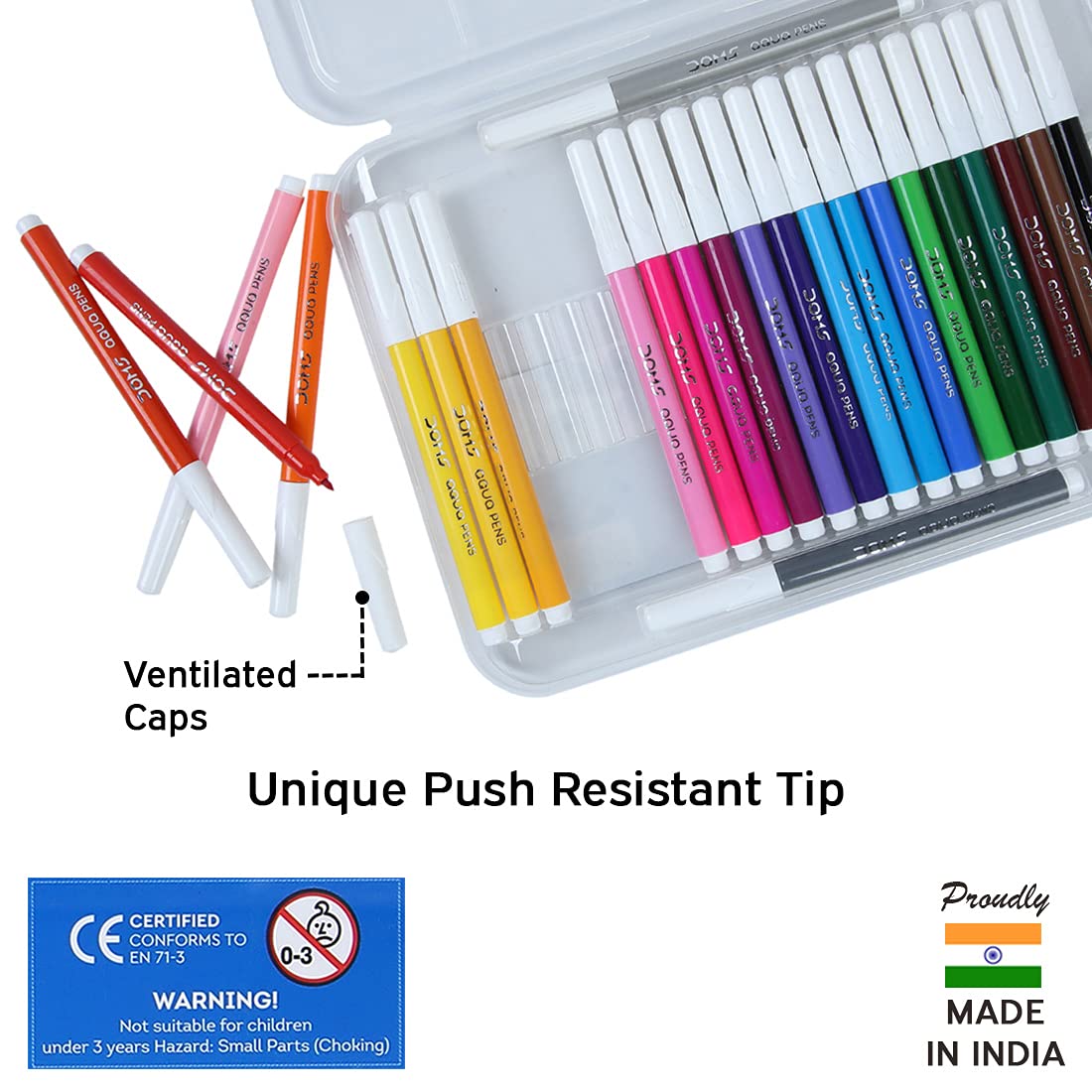 DOMS Aqua 24 Shades Watercolour Sketch Pen Set – view 3