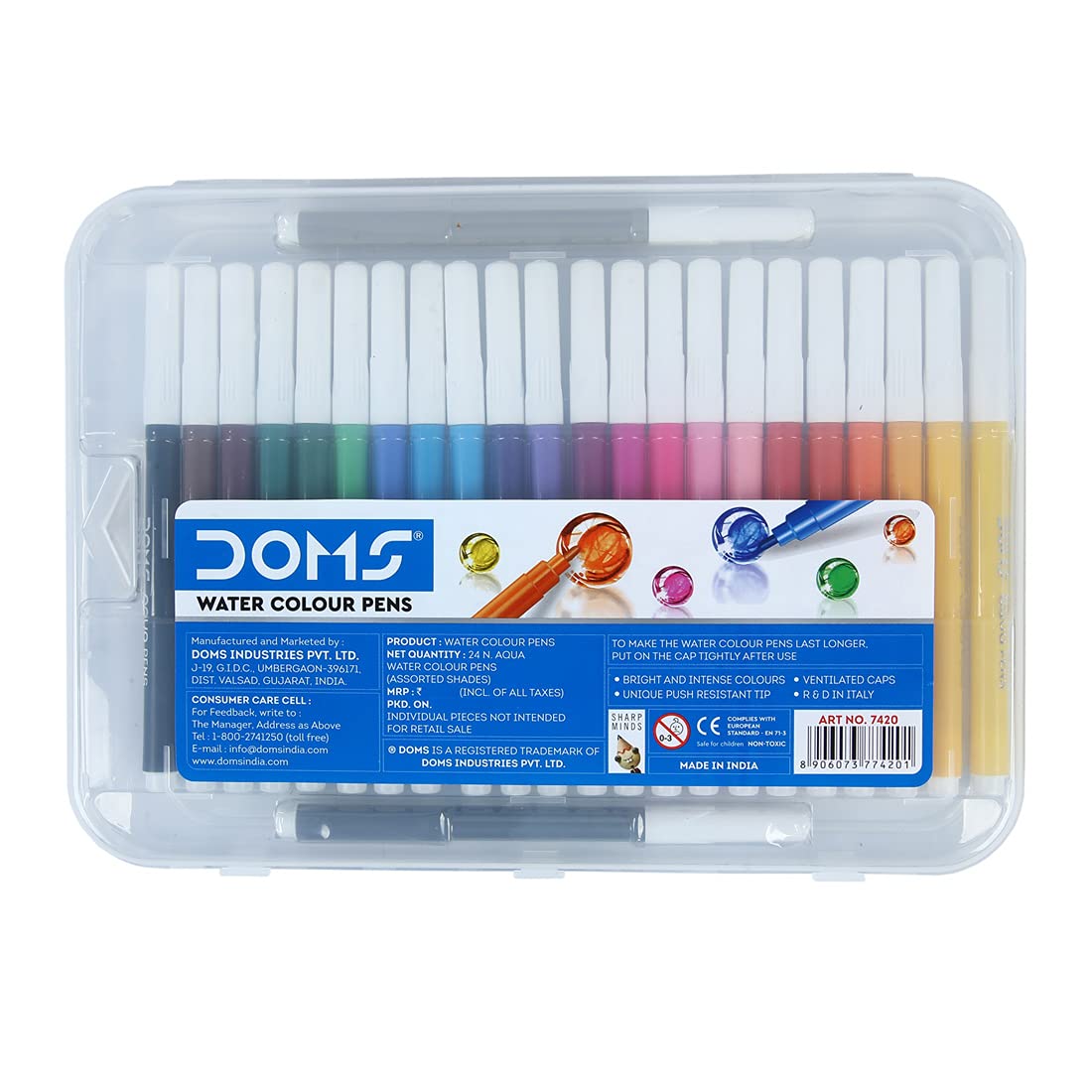 DOMS Aqua 24 Shades Watercolour Sketch Pen Set – view 5