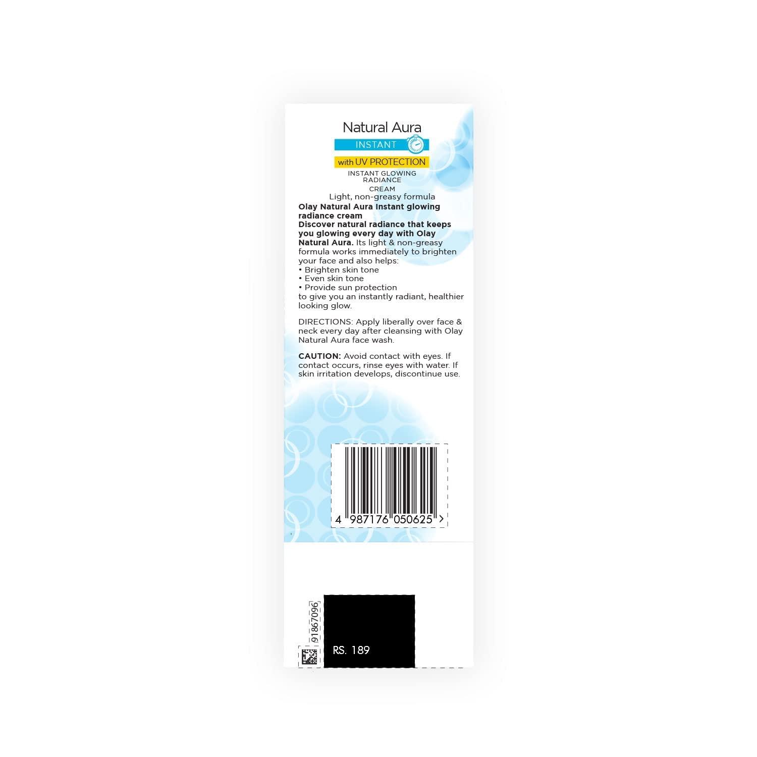 Olay 2 X Olay Natural White Instant Glowing Fairness Cream Uv Protection - 40gm – view 7