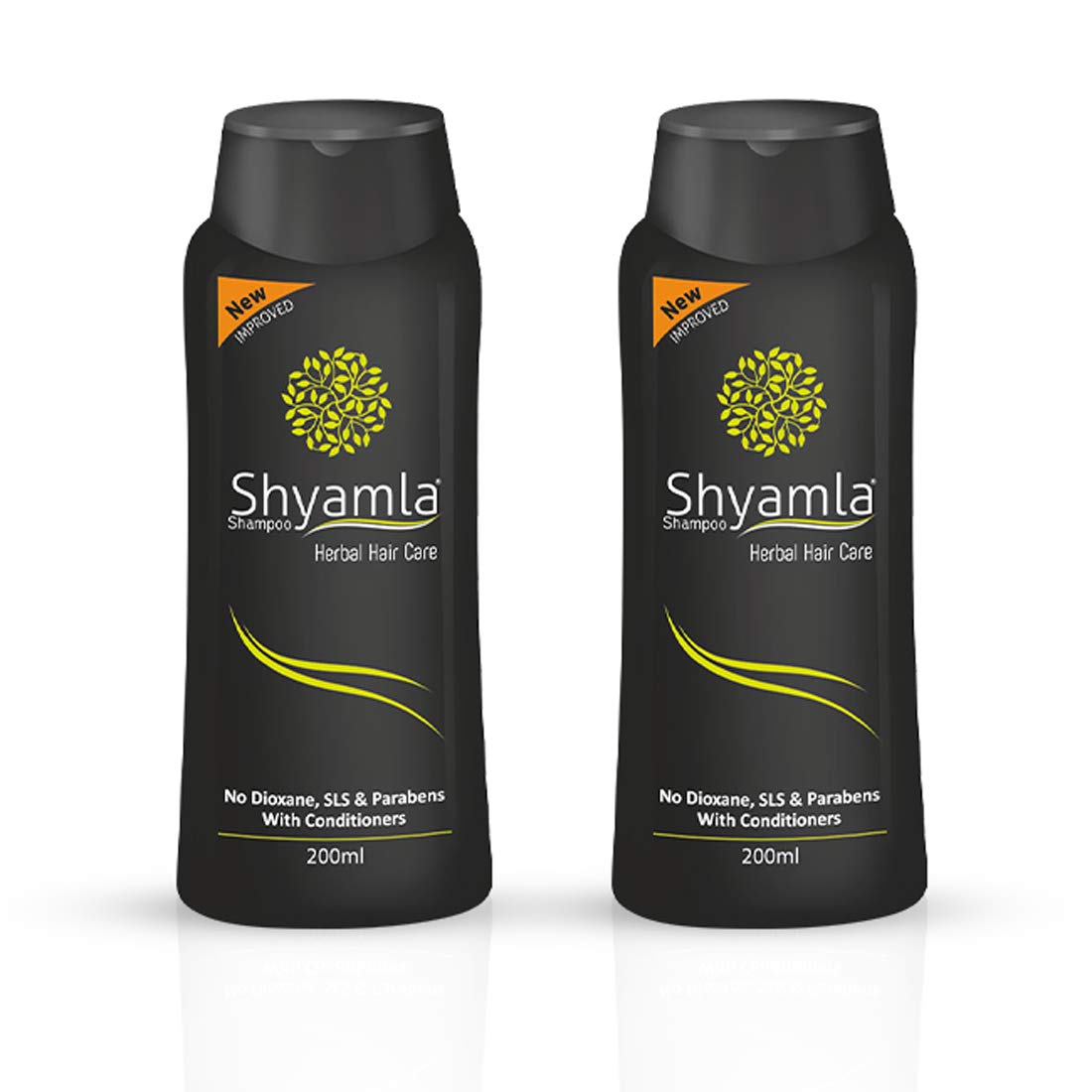Two bottles of Trichup Shyamla herbal hair shampoo 200 ml each