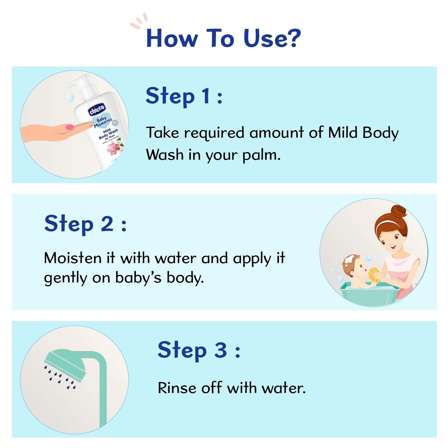 Chicco Baby Moments Mild Body Wash Refresh, New Advanced Formula with Natural Ingredients, No Tears & Soap-Free, Mild formula for Baby – view 8