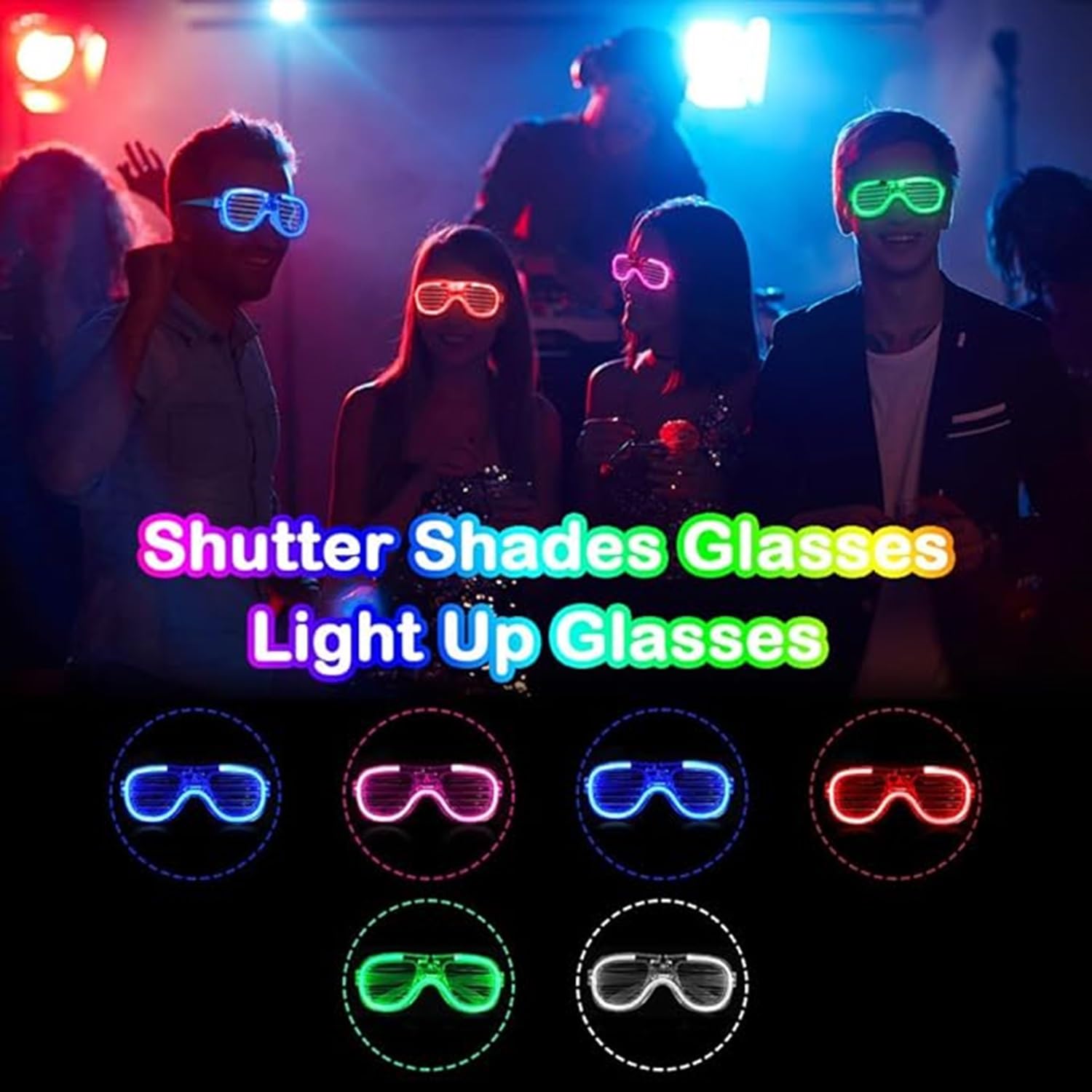 FAVELA 5 PCS LED Light Goggles For Night Party and Birthday Return Gifts For Kids – view 4