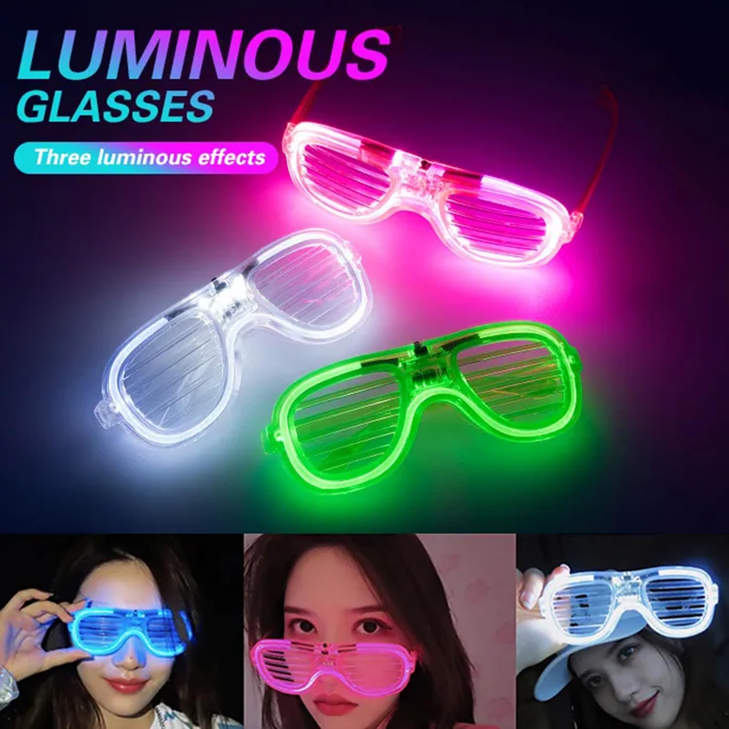 FAVELA 5 PCS LED Light Goggles For Night Party and Birthday Return Gifts For Kids – view 9