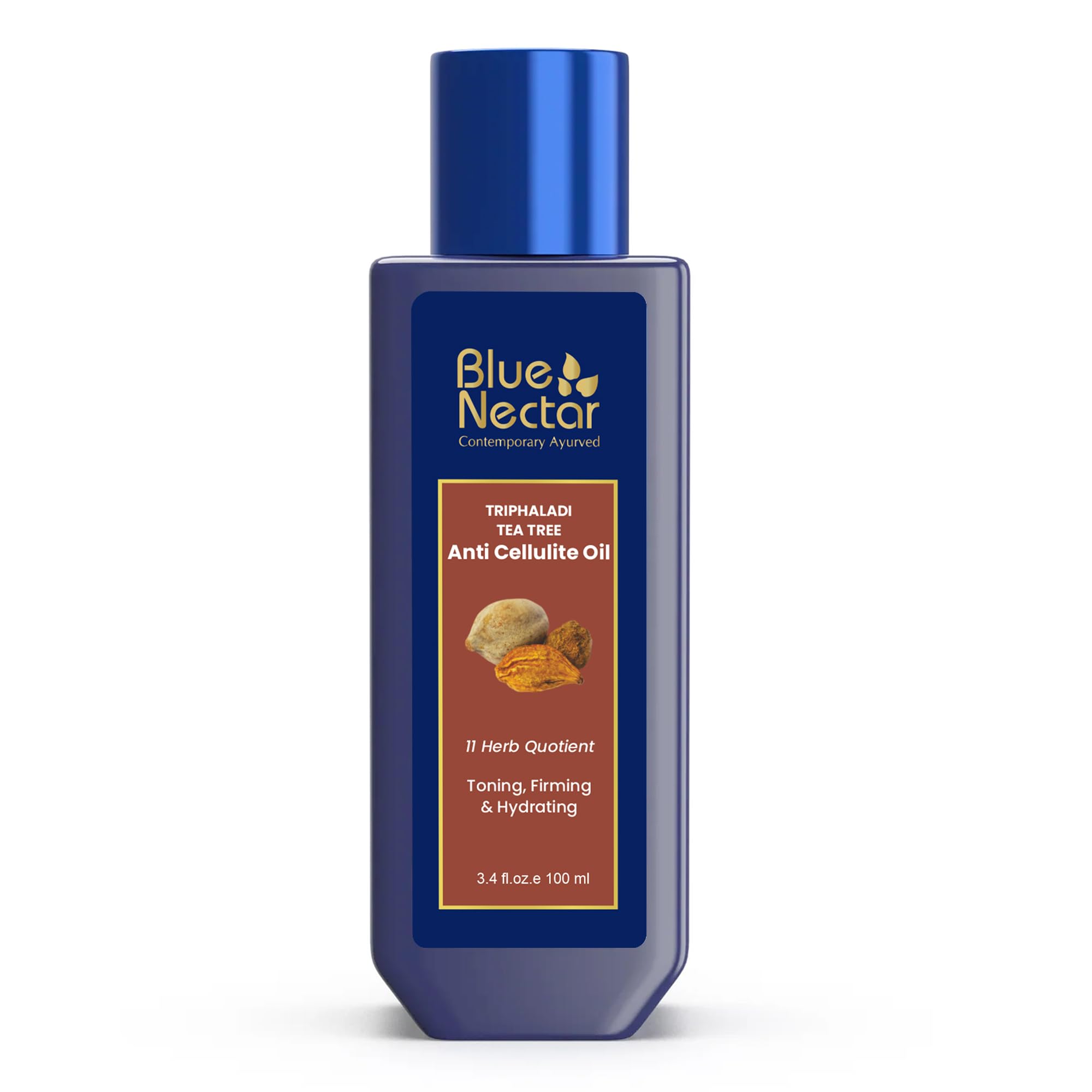 Blue Nectar body massage oil with Triphala and tea tree 100 ml