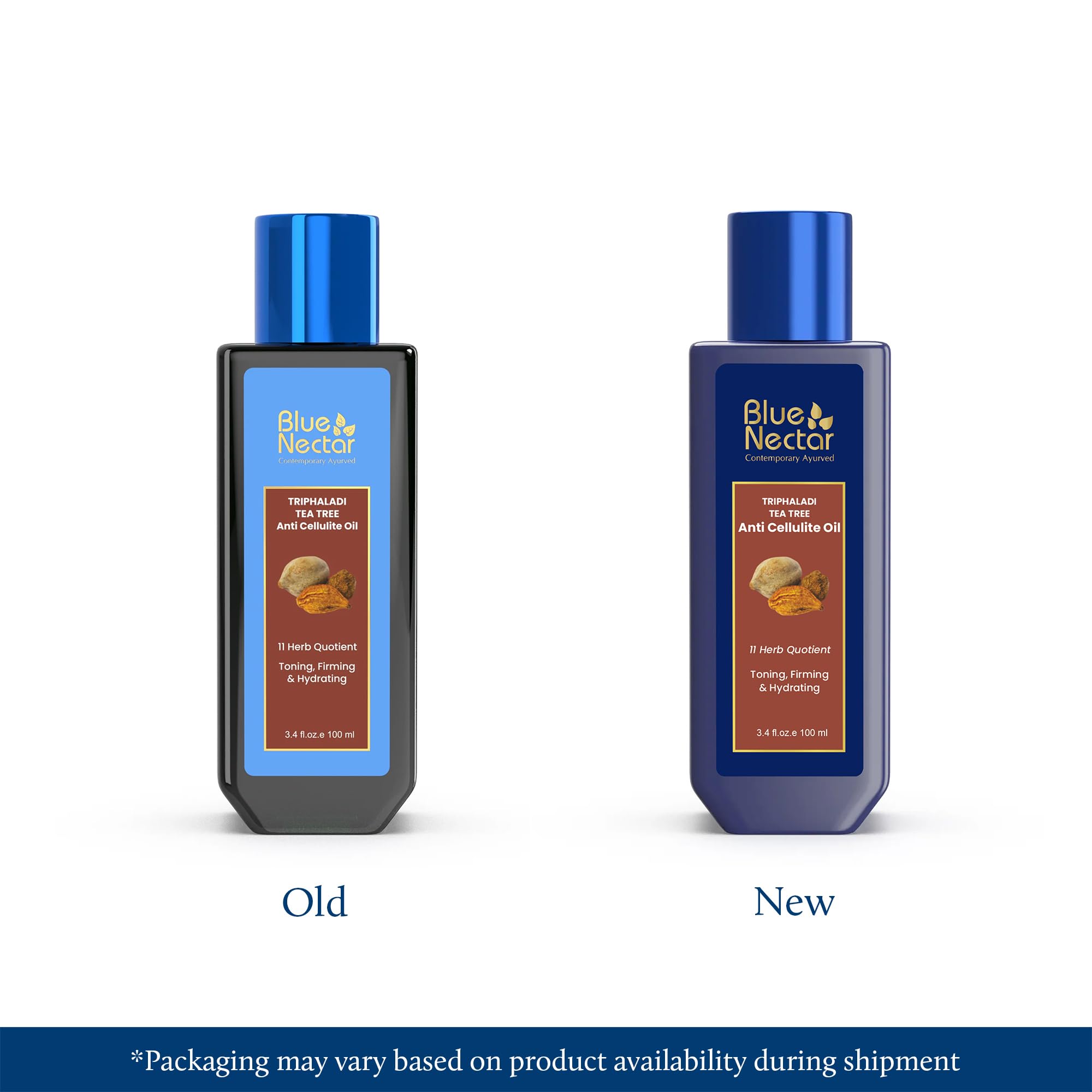 Blue Nectar Anti Cellulite Body Massage Oil with Triphala & Tea Tree Essential Oil – view 2