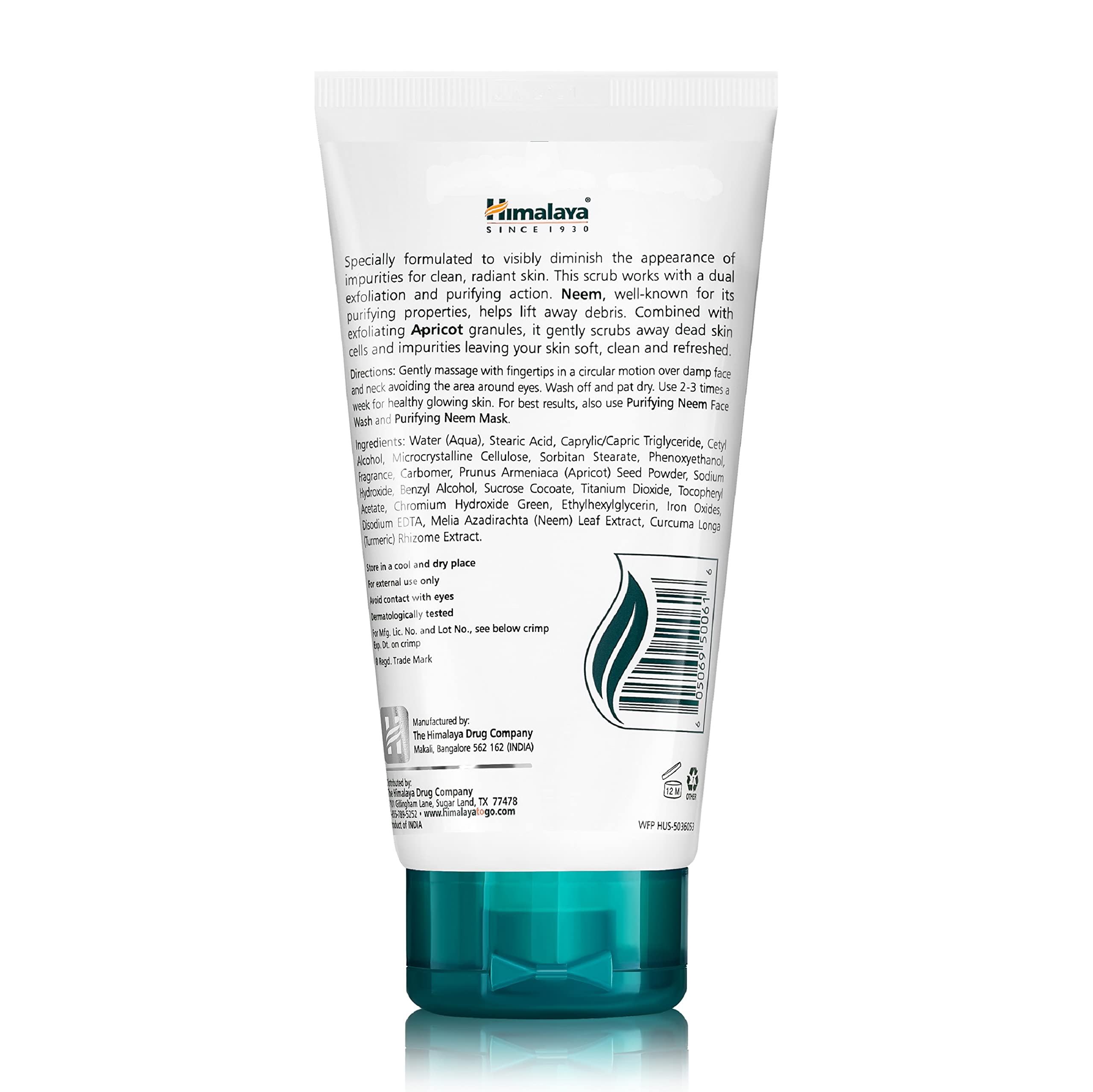 Himalaya Herbals Purifying Neem Scrub, 100gm – view 2