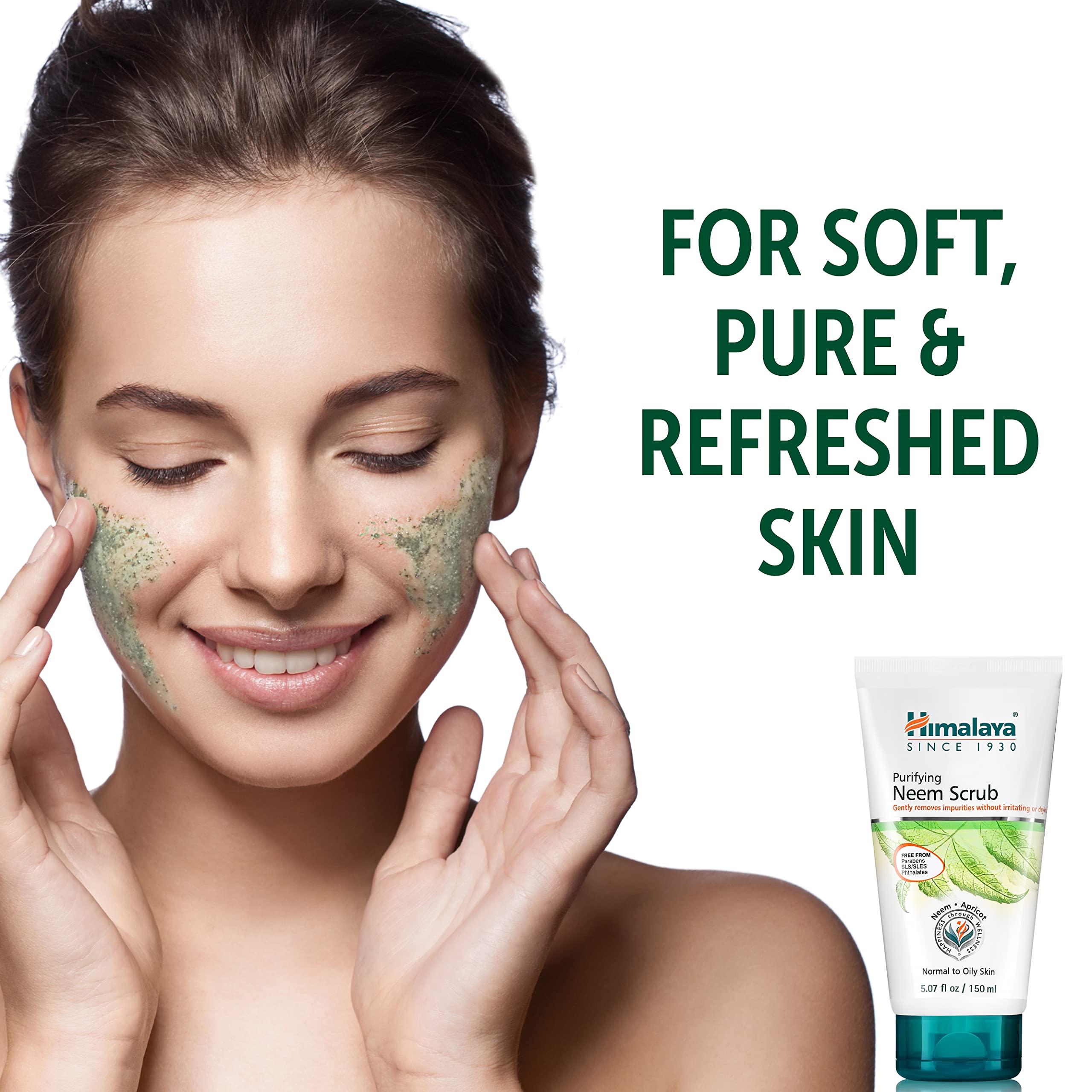 Himalaya Herbals Purifying Neem Scrub, 100gm – view 4
