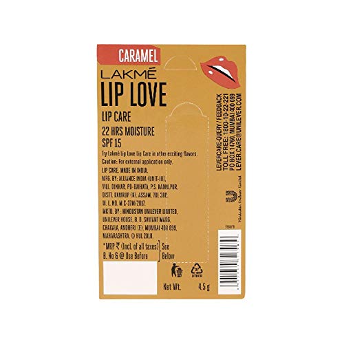 Lakme Lip Love Chapstick Caramel, 4.5 g – view 3