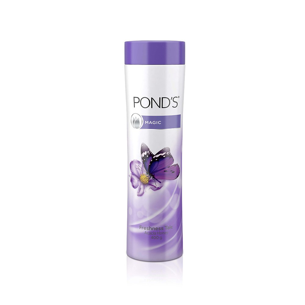 Pond's Magic, Freshness Talcum Powder, 400g, with Acacia, Honey Fragrance, Long-lasting Fragrance, Cooling Fresh Talc for Face & Body, For Men & Women – view 8