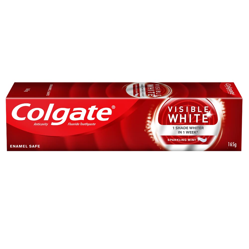 Colgate Visible White toothpaste 100g tube product image