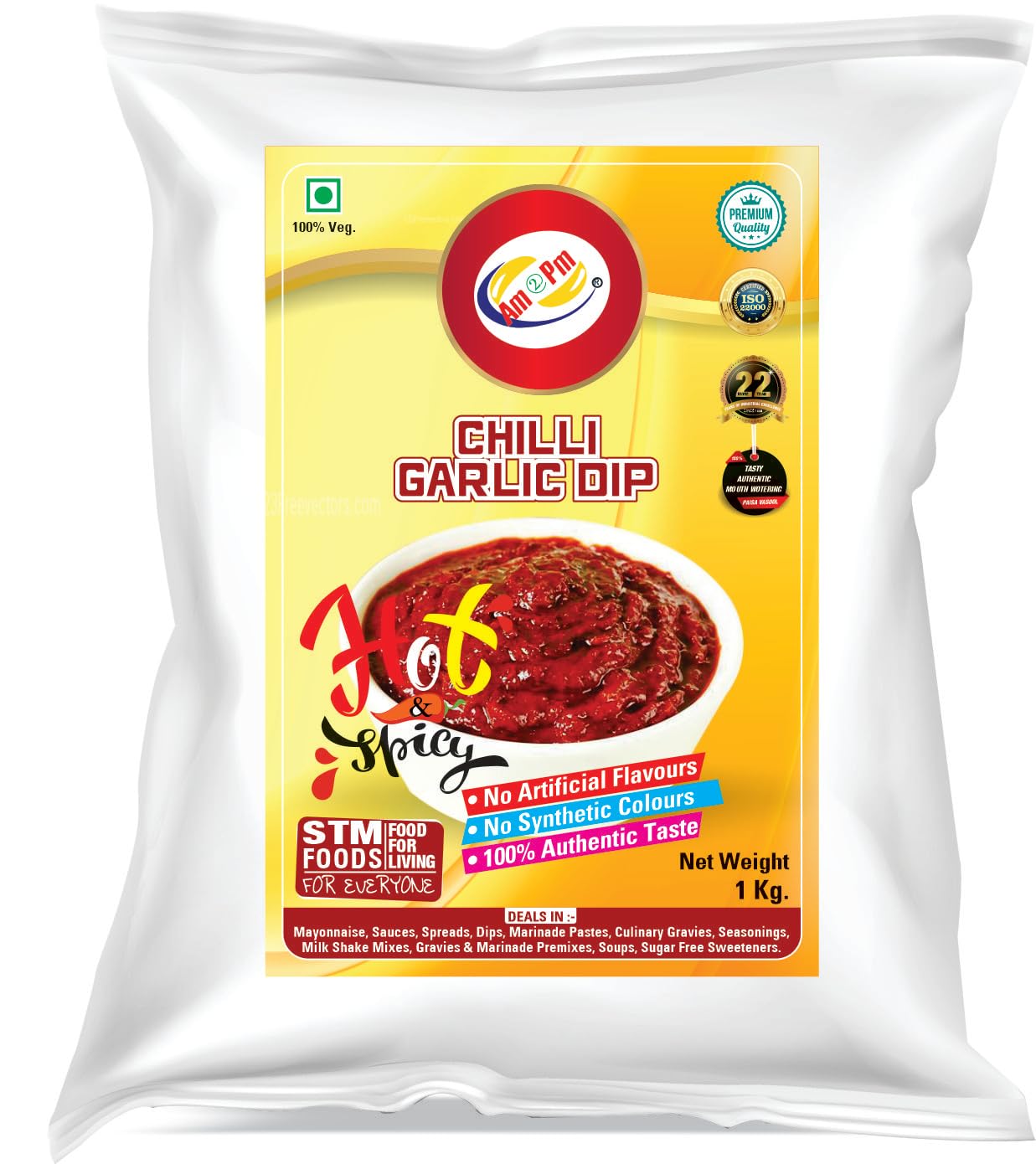 Roasted chilli garlic dip sauce for momos, snacks, and parathas