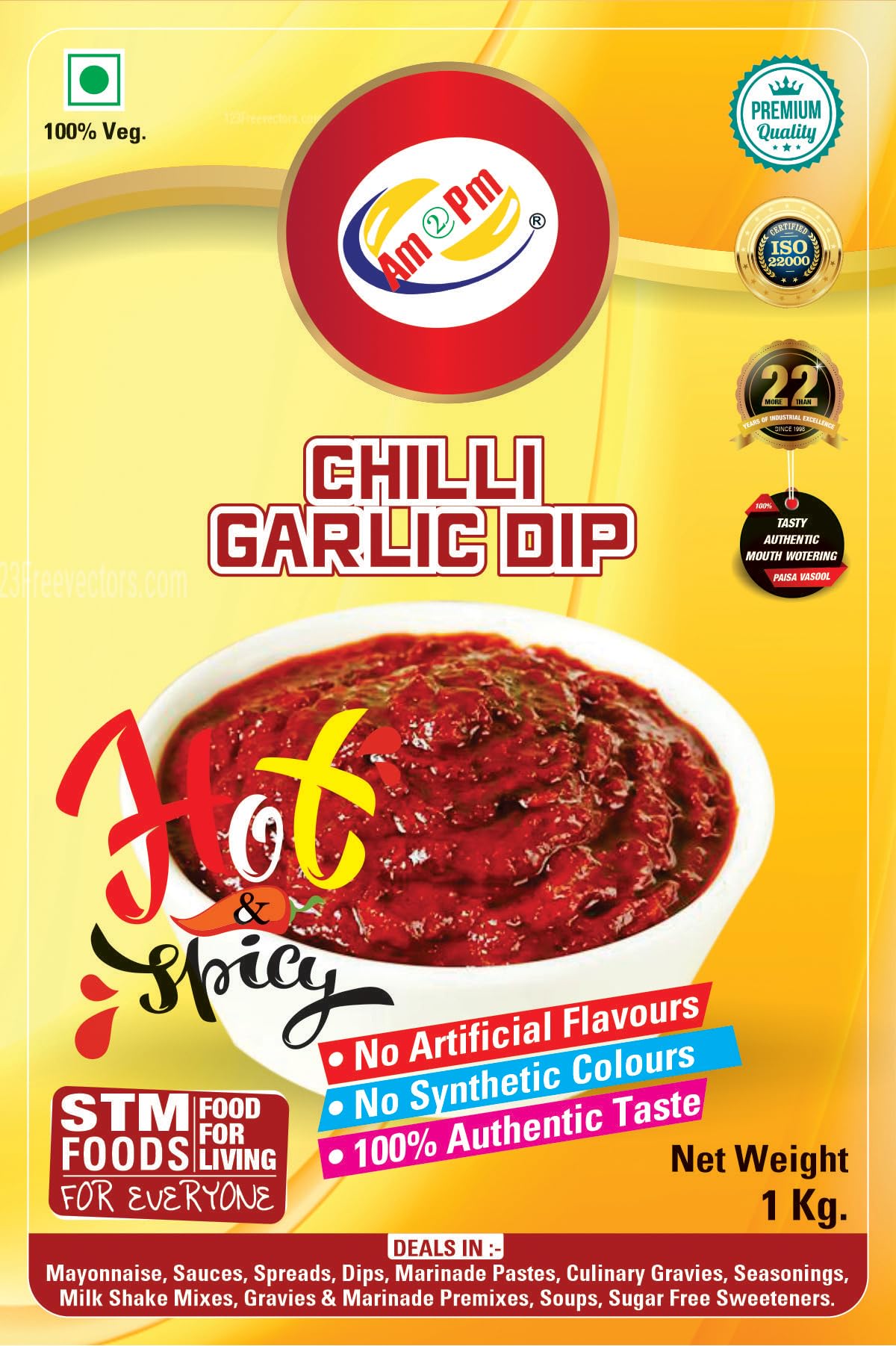 Am 2 Pm - Chilli Garlic Dip Spicy Sauce or Dip – view 2