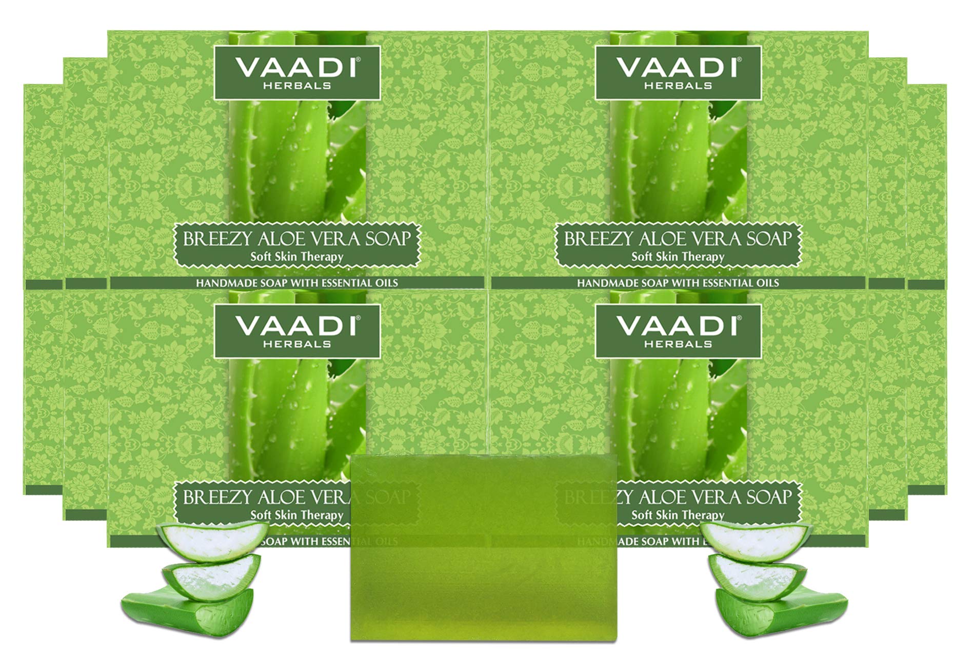 Vaadi Herbals aloe vera soap 75 g pack of 12