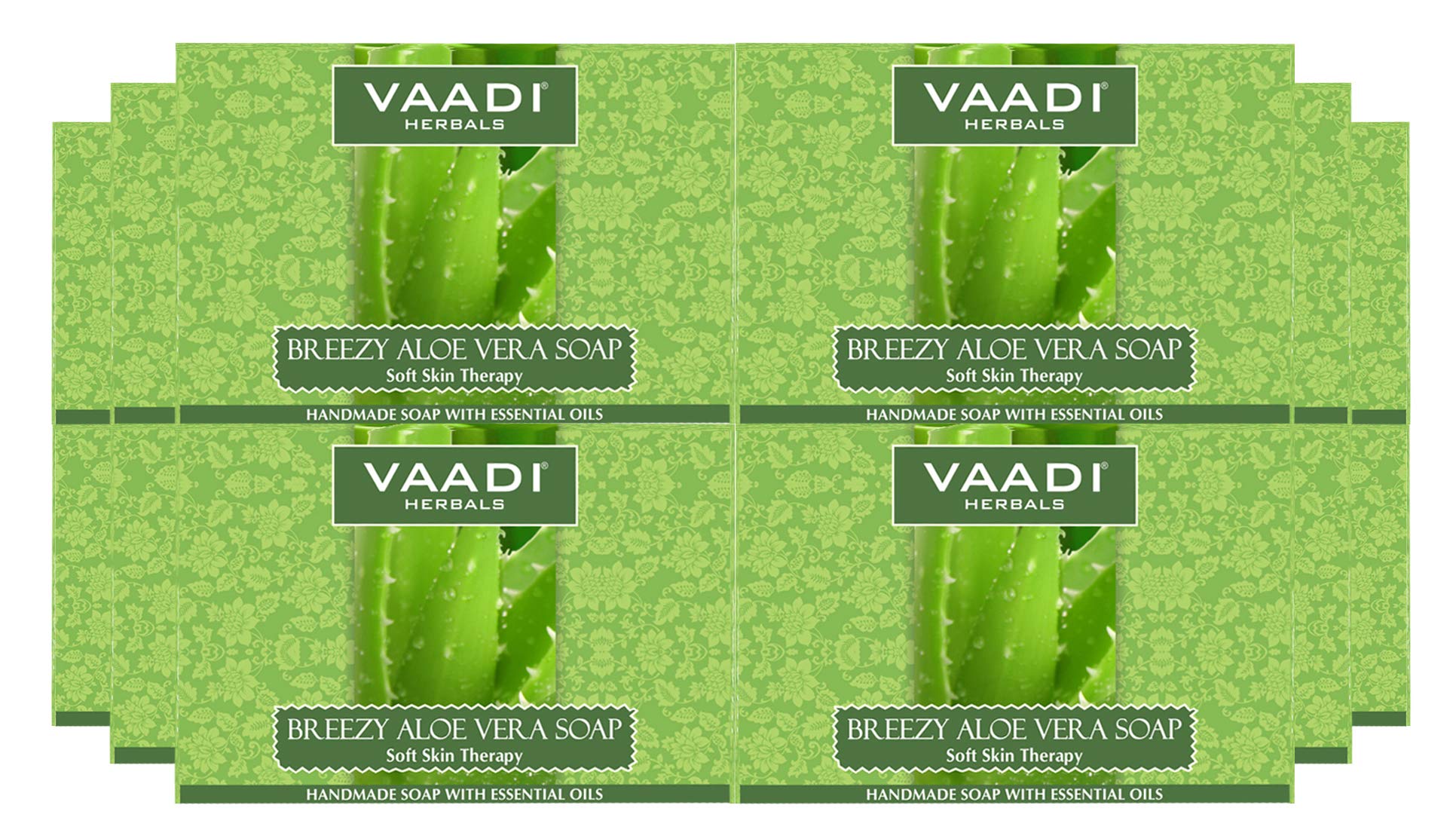 Vaadi Herbals Breezy Aloe Vera Soap, 75g (Pack of 12) – view 2