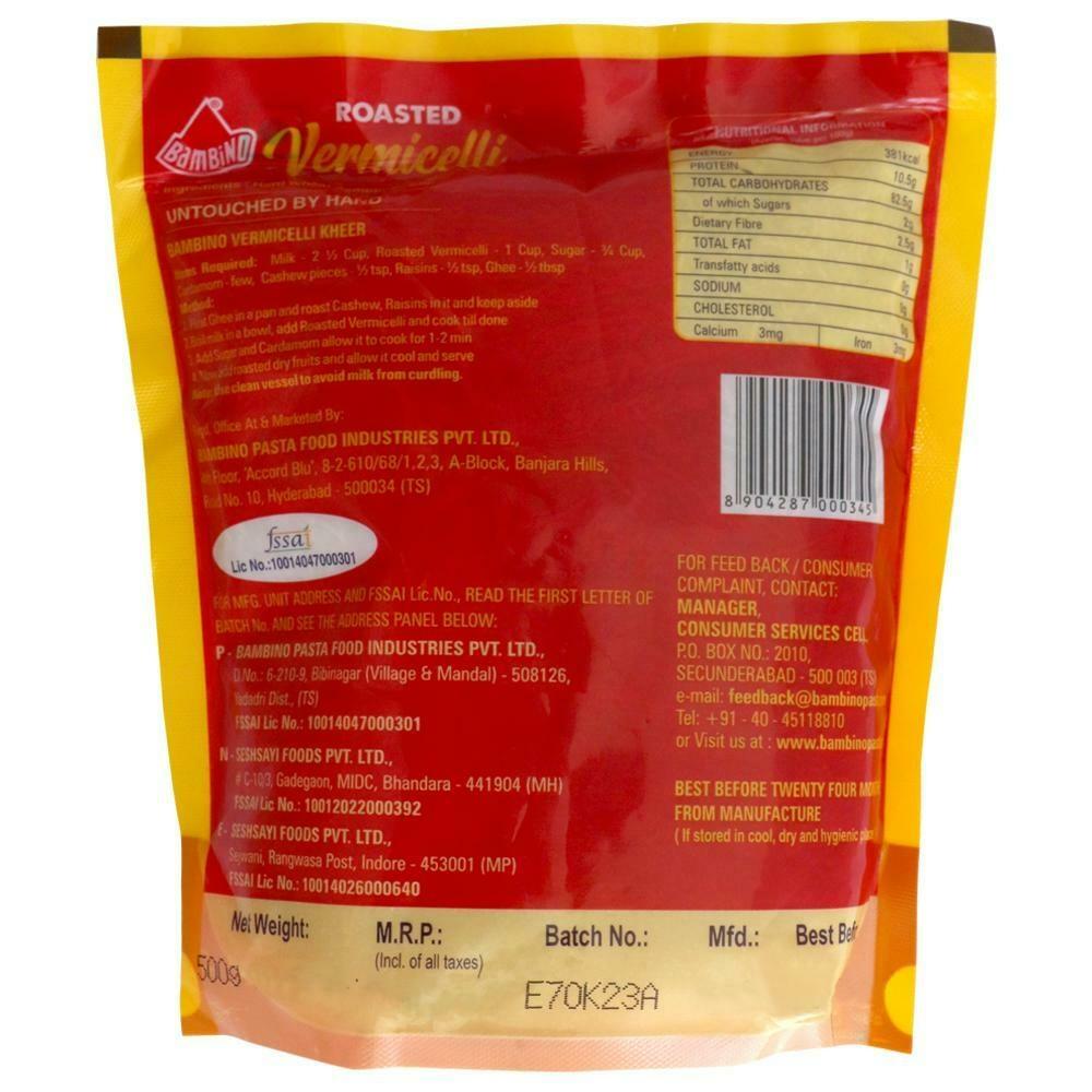 Bambino Roasted Vermicelli 500 G – view 2