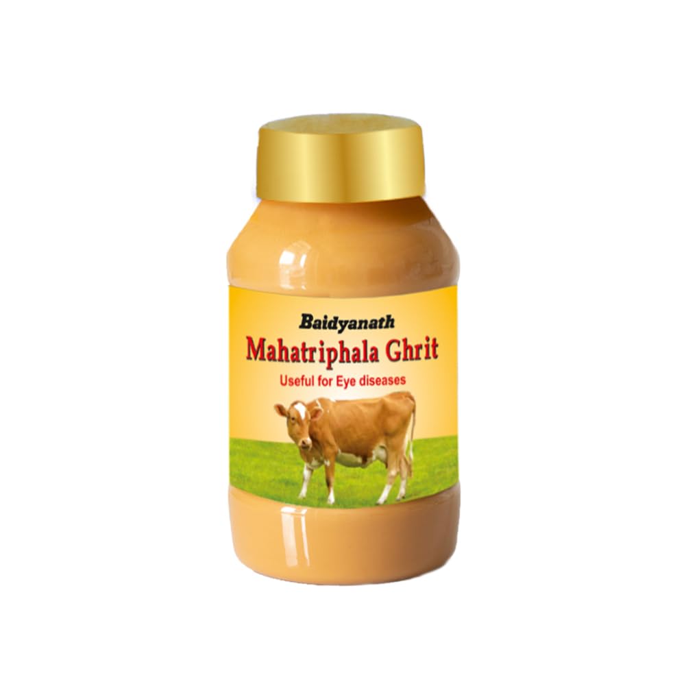 Baidyanath Maha Triphala Ghrita bottle for eye wellness