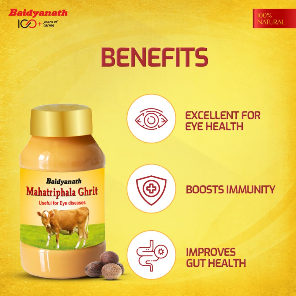 Baidyanath Mahatriphala Ghrita - 100g – view 4
