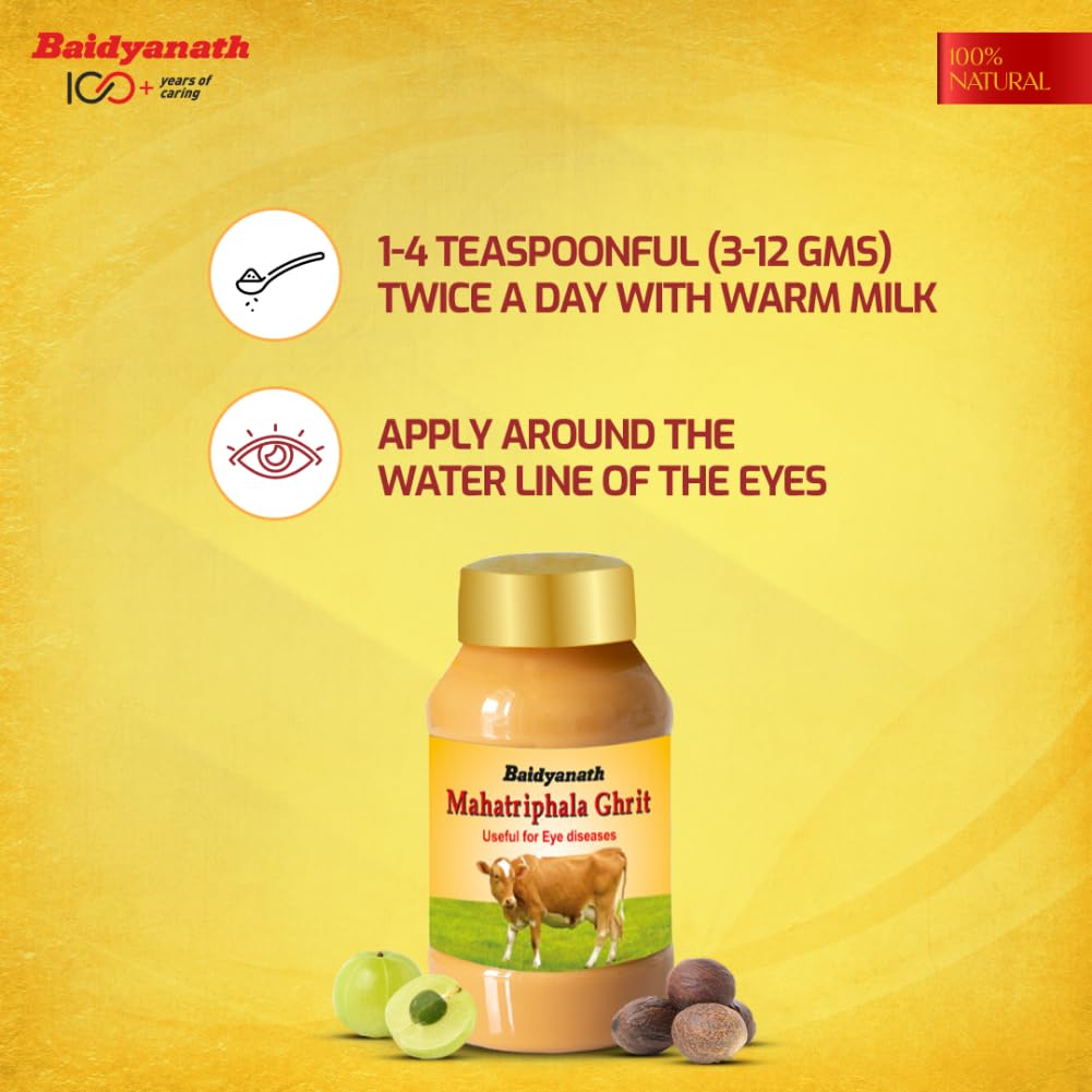Baidyanath Mahatriphala Ghrita - 100g – view 5