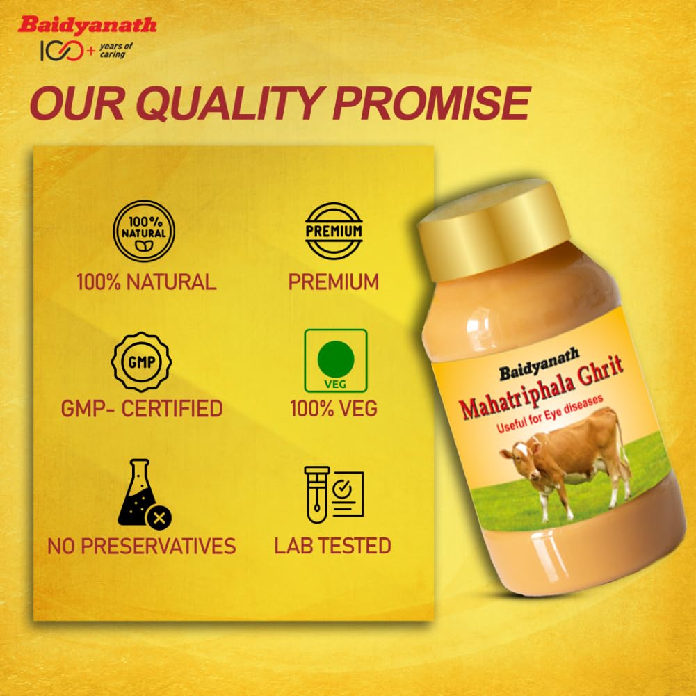 Baidyanath Mahatriphala Ghrita - 100g – view 6
