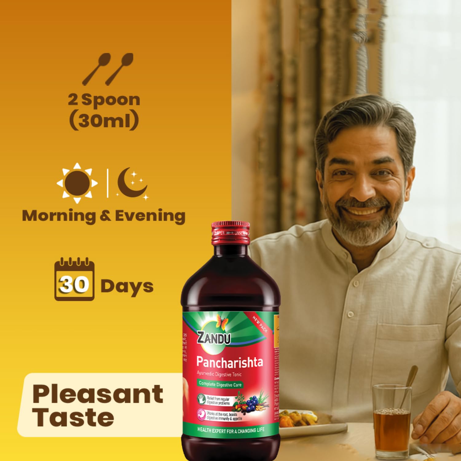Zandu Pancharishta Ayurvedic Digestive Tonic 650ML – view 5