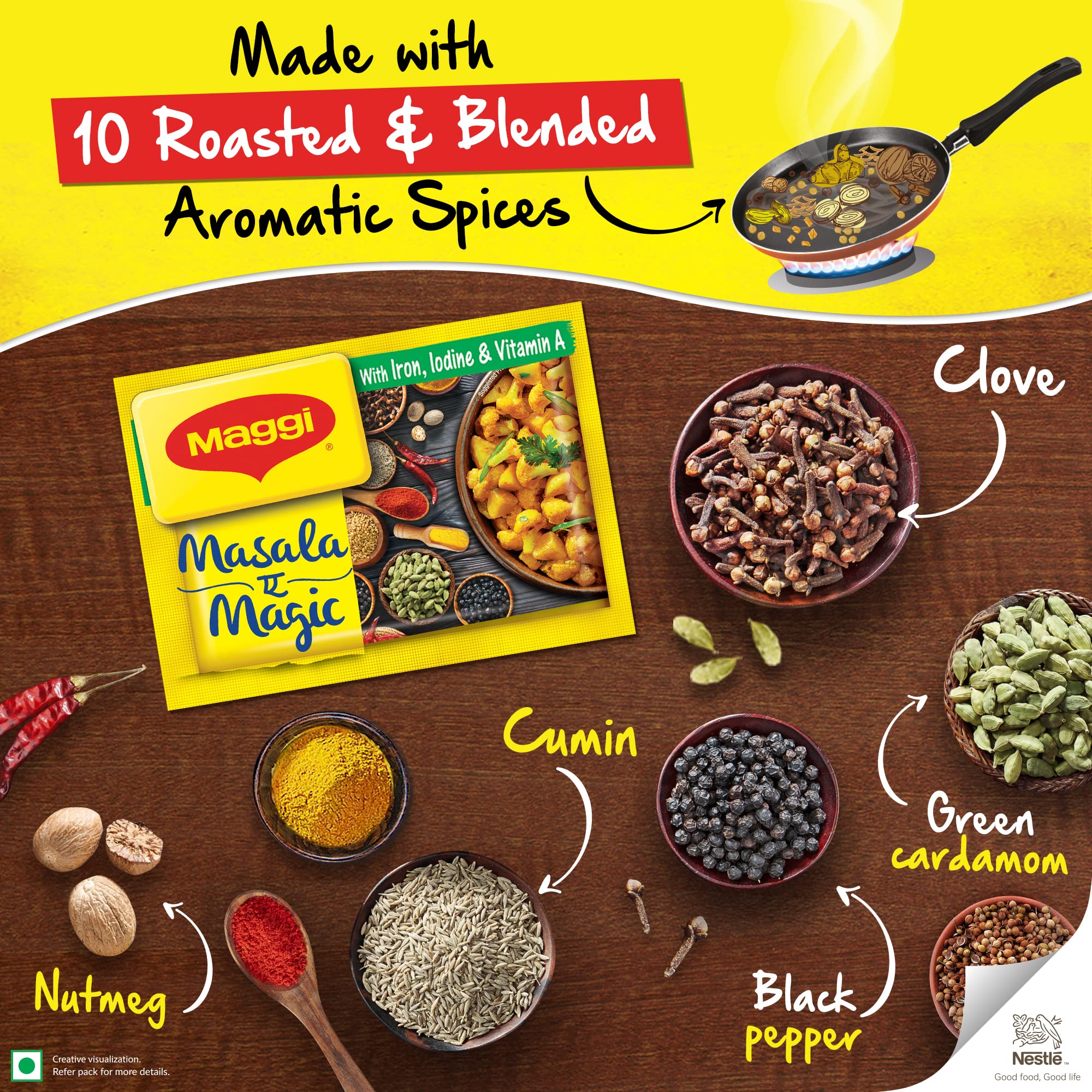 Maggi Masala-Ae-Magic Vegetable Masala, 72G Pouch (6G X 12 Sachets) – view 5