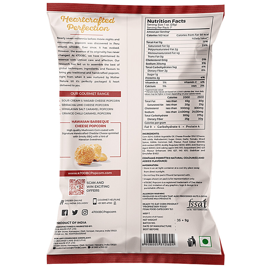 4700BC Hawaiian Barbeque Cheese Popcorn 3x35 g – view 3