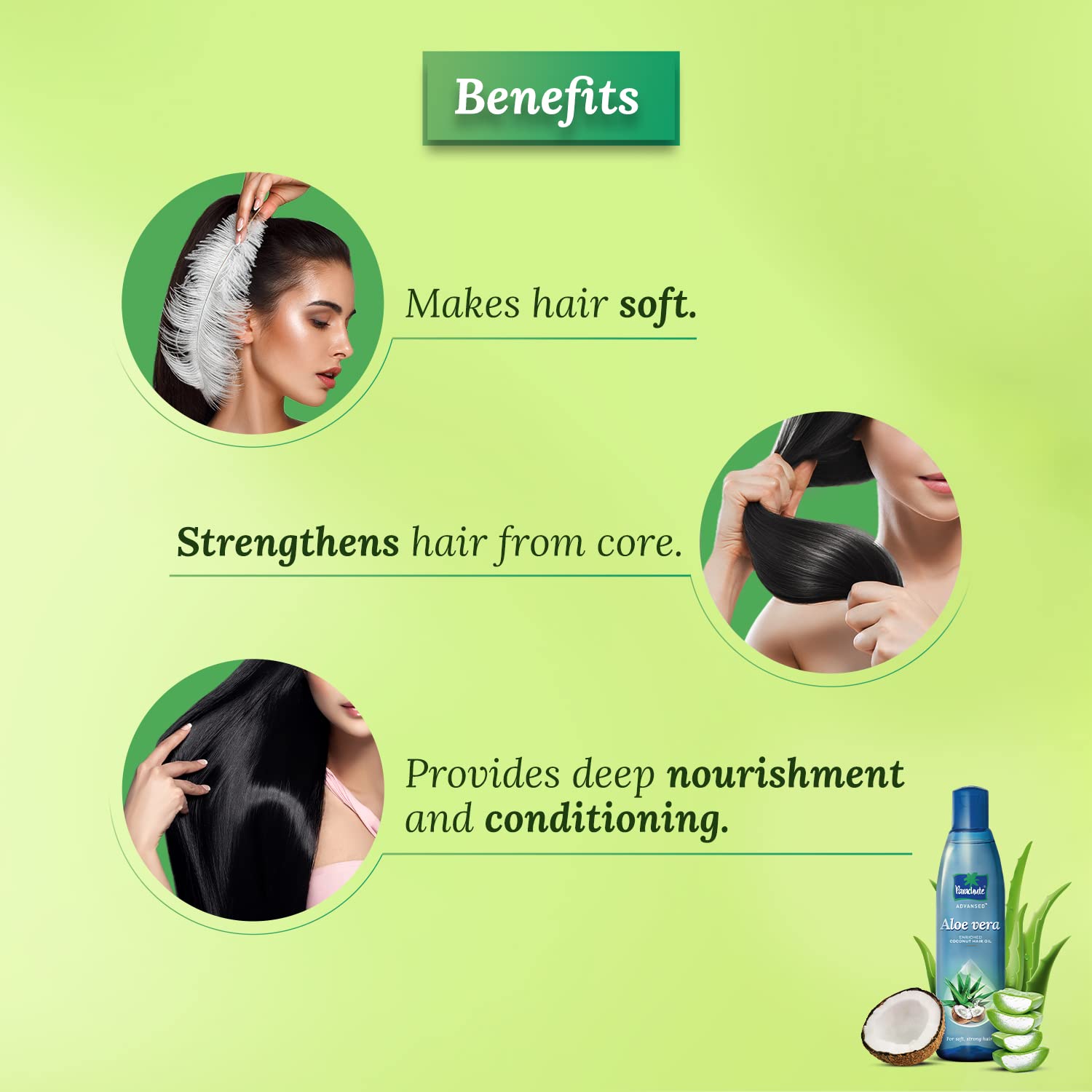 Parachute Advansed Aloe Vera Enriched Coconut Hair Oil, 250 ml – view 3