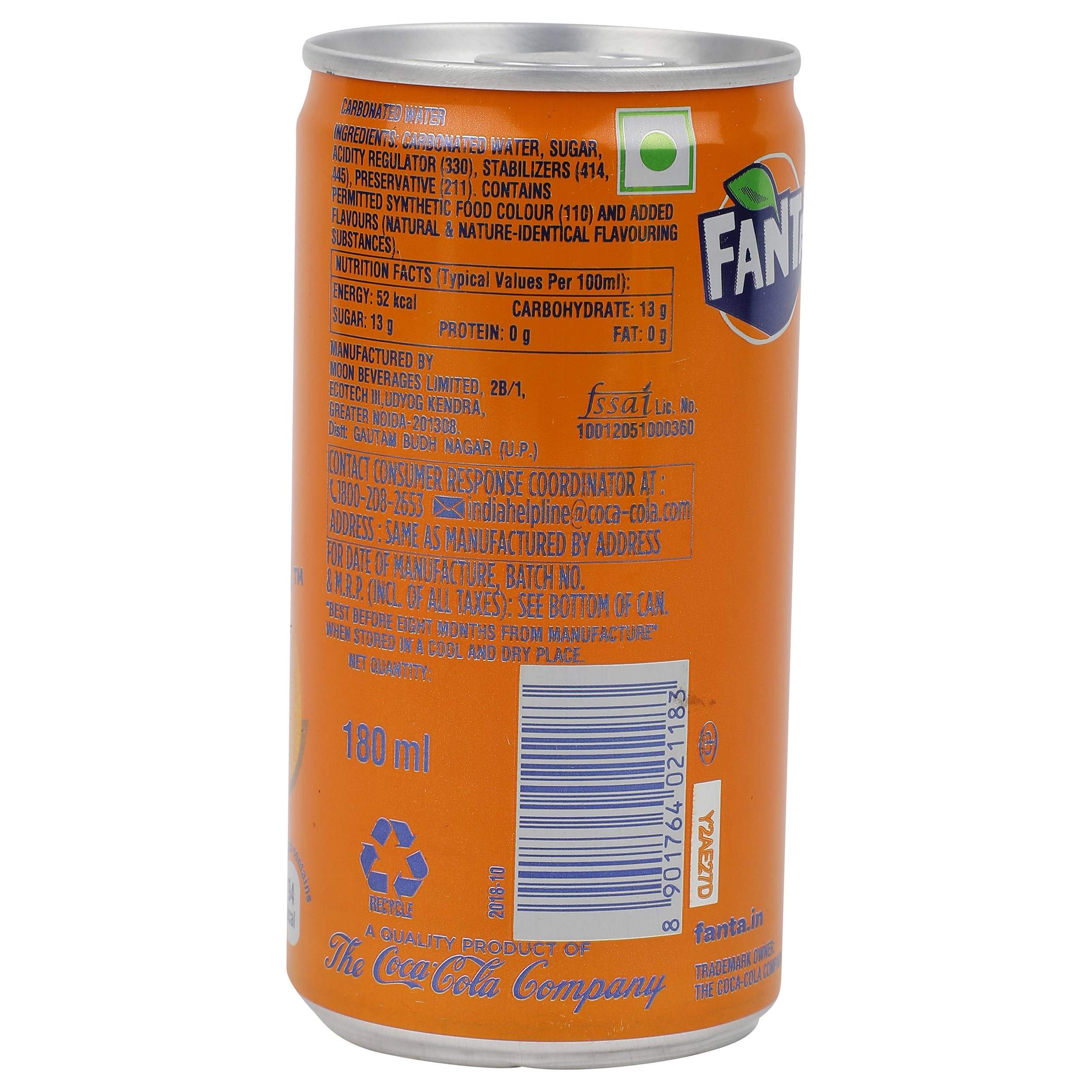 Fanta Soft Drink - Orange, 180ml – view 2