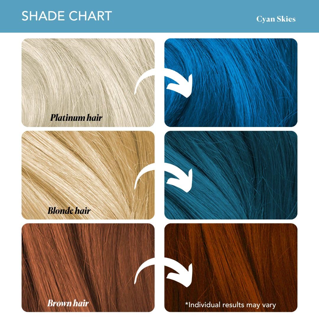 Paradyes Semi-permanent Cyan Skies DIY Conditioner Based Hair Colour 120 gm and Lighten Up! Bleach Pack 30 Vol. for all Hair Types – view 7