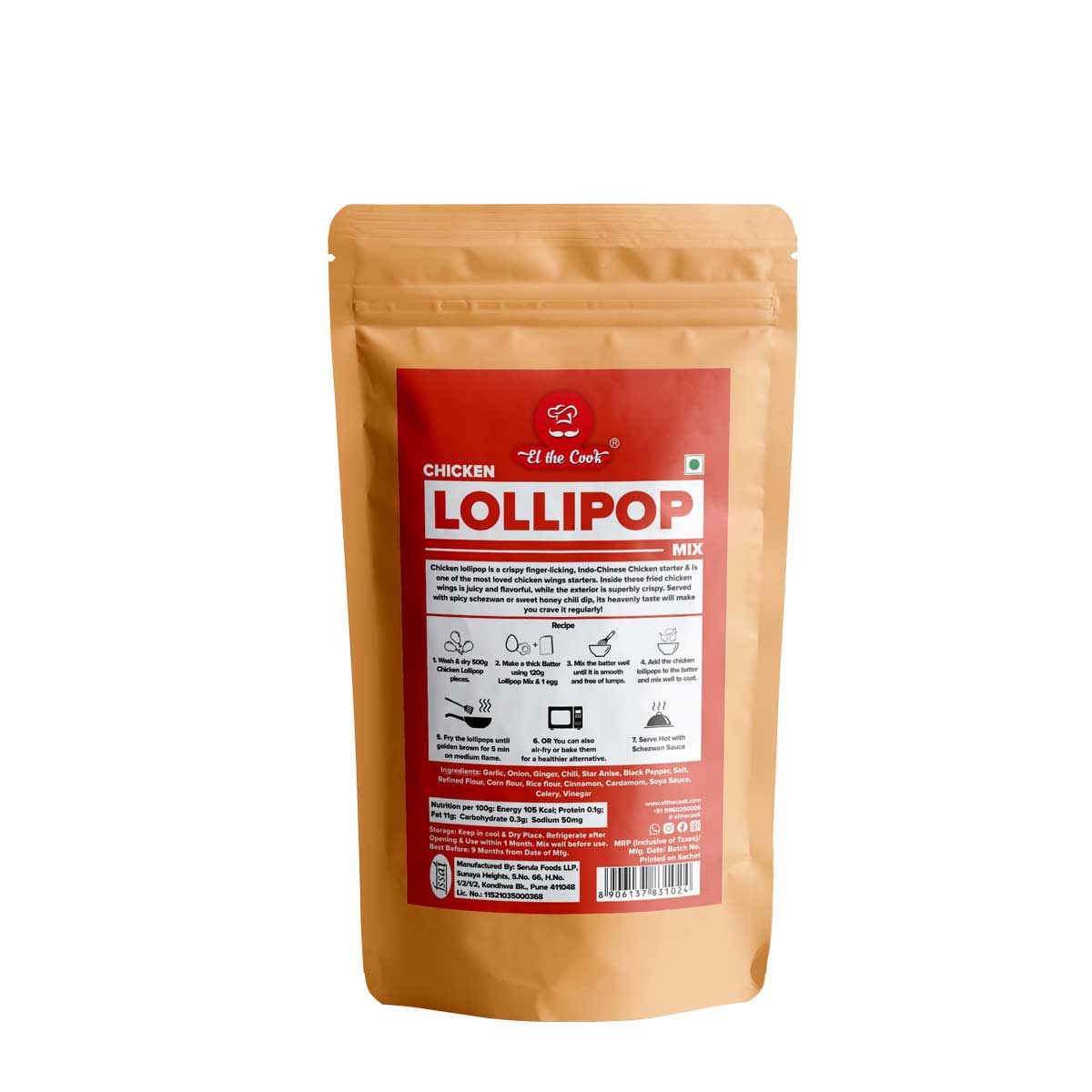 El The Cook Chicken Lollipop Mix 60g x 2 Pack – view 3