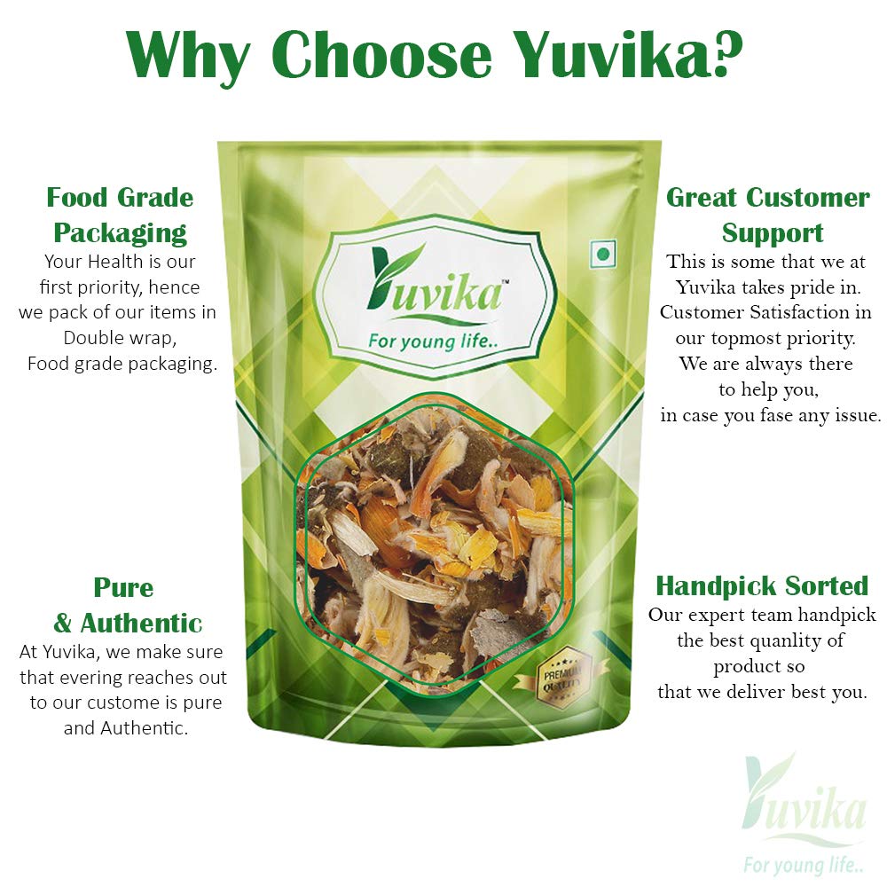 YUVIKA Phool Tesu - Plas ke Phool - Dhaak ka Phool - Butea Monosperma (400 Grams) – view 3