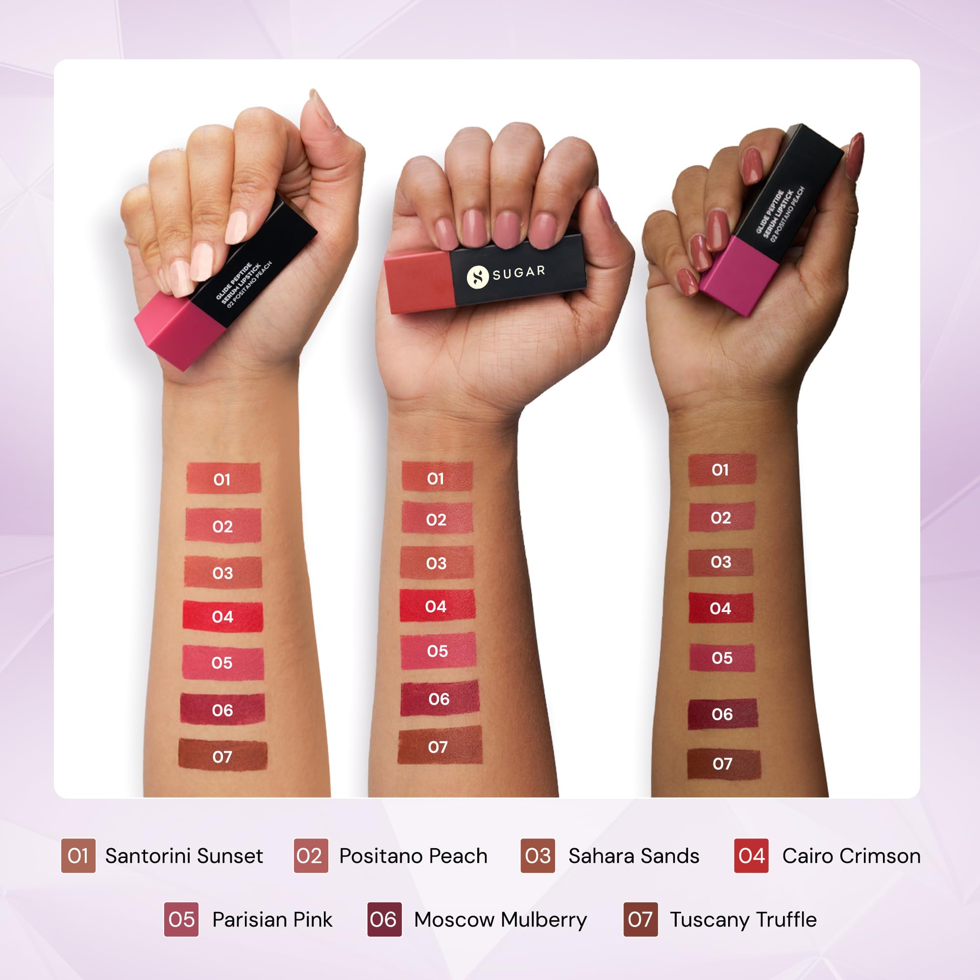 SUGAR Cosmetics Glide Peptide Serum Lipstick with Hyaluronic Acid & Vitamin E – view 6