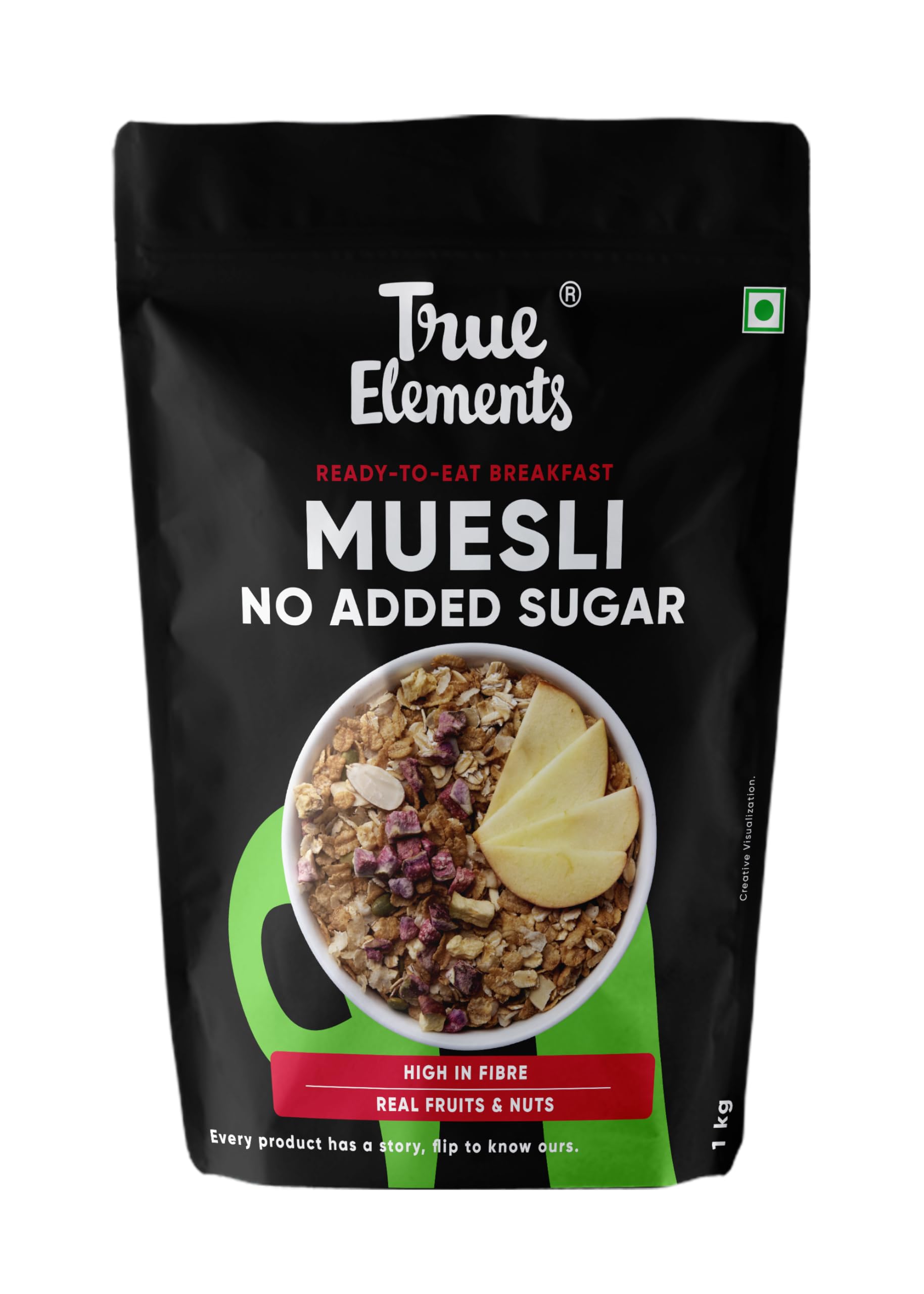 Jar of True Elements no added sugar breakfast muesli