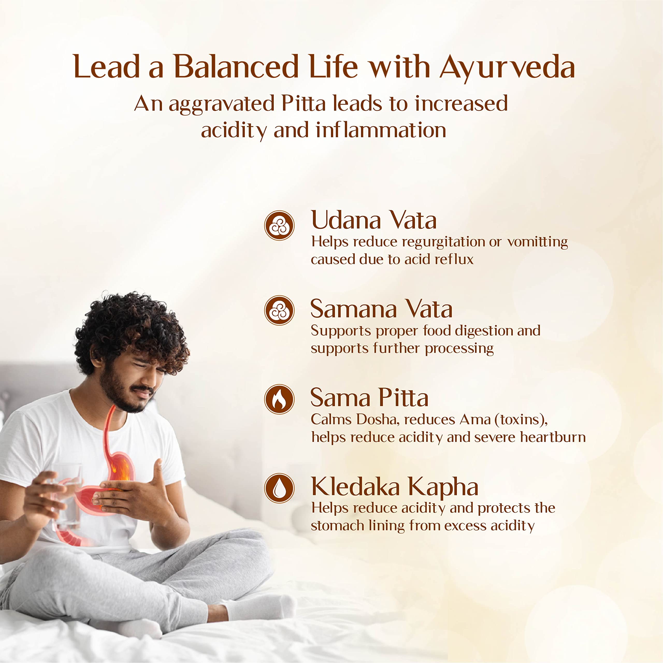 Maharishi Ayurveda Amlant For Acidity Heartburn Gas & Bloating, Strengthens Digestive System Helps in reducing Acidity Recurrence Quick Relief from Acidity Clinically Proven Enriched with Haritaki and other 14 other potent Herbs 60 Tablets Pack of 1 – view 2