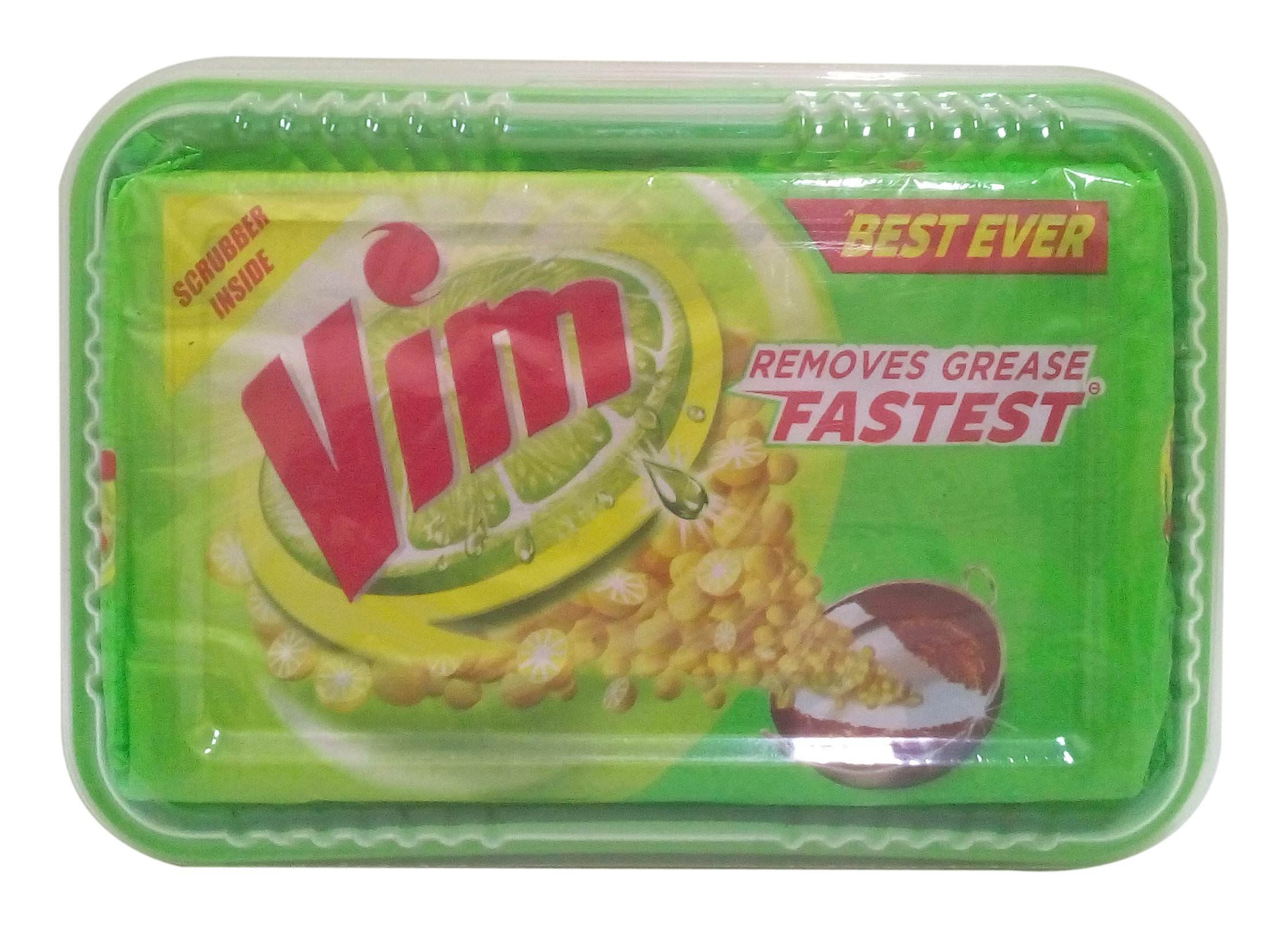 Front pack of Vim Dishwash Bar 500 g box