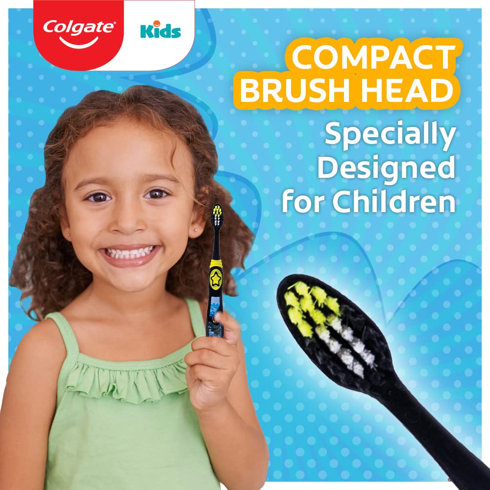 Colgate Kid's Extra Soft Manual Toothbrush with Tongue Cleaner - Multicolor,1 Pc – view 4