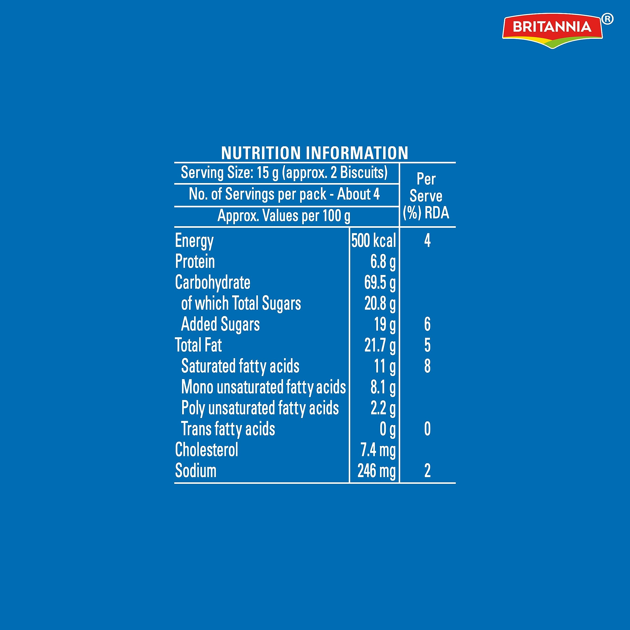 Britannia Good Day Butter Cookies, 60g / 68g (Weight May Vary) – view 3